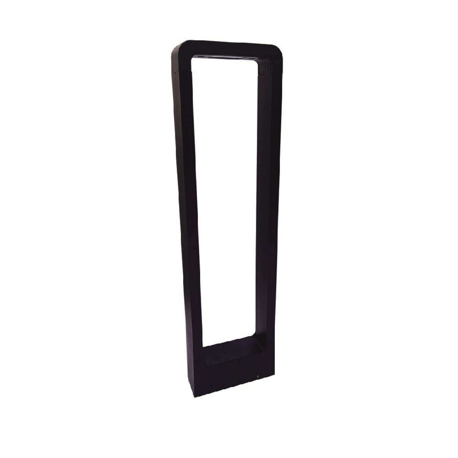 Luminario Exterior Rectangular Negro LED30 Acrílico Maxxi.