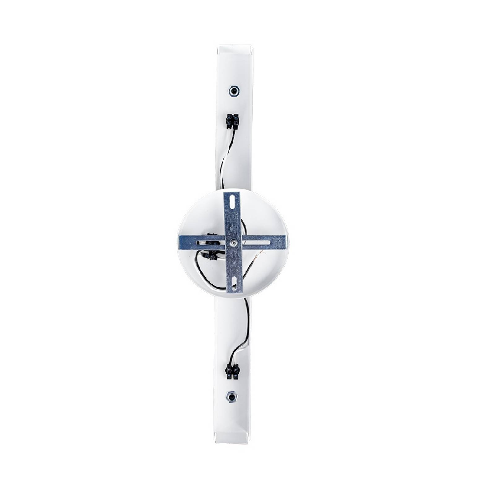 Accesorio Riel Corto Lámpara Colgante Acero Blanco Maxxi