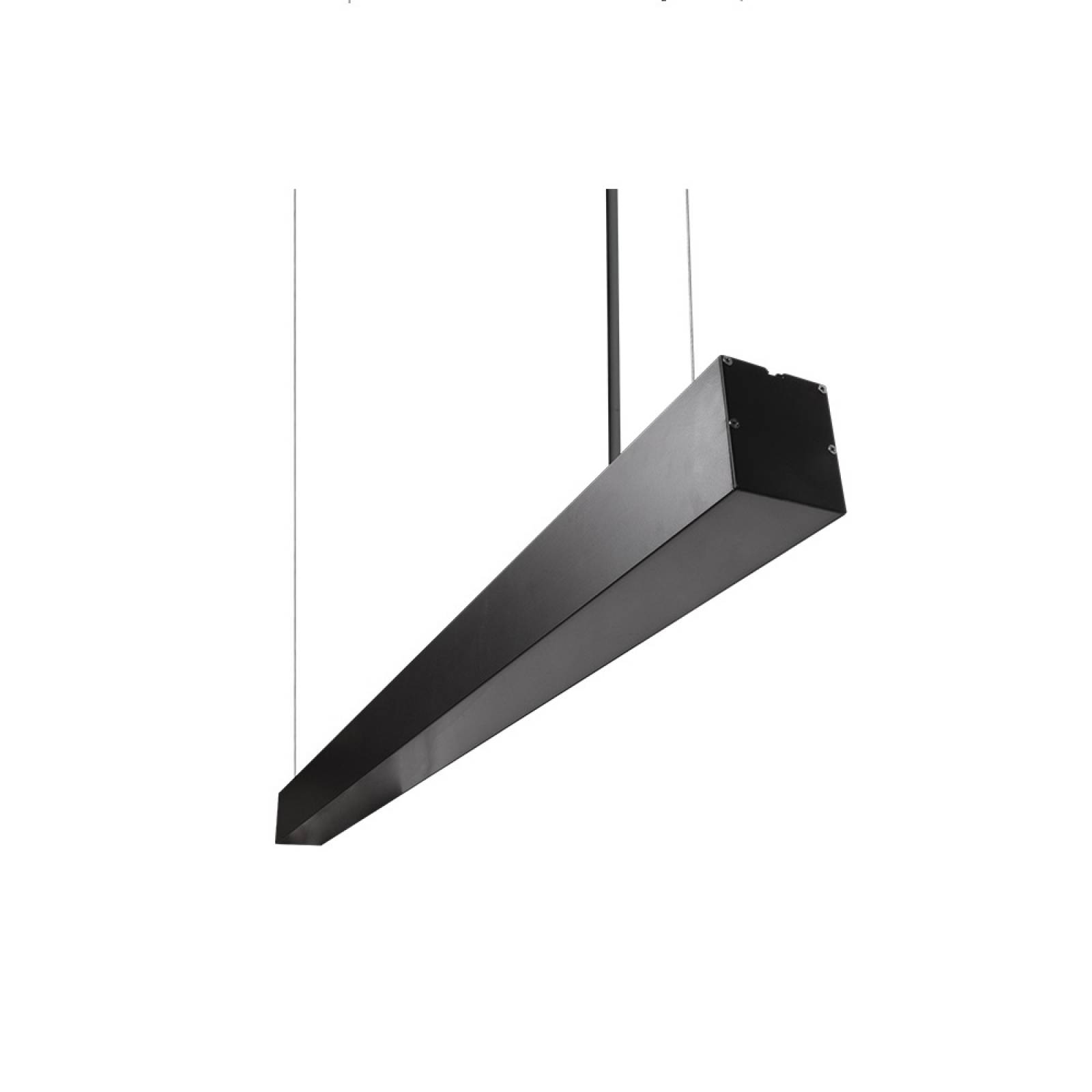 Luminario Colgante LED Integrado Base Metálica Negro Maxxi.