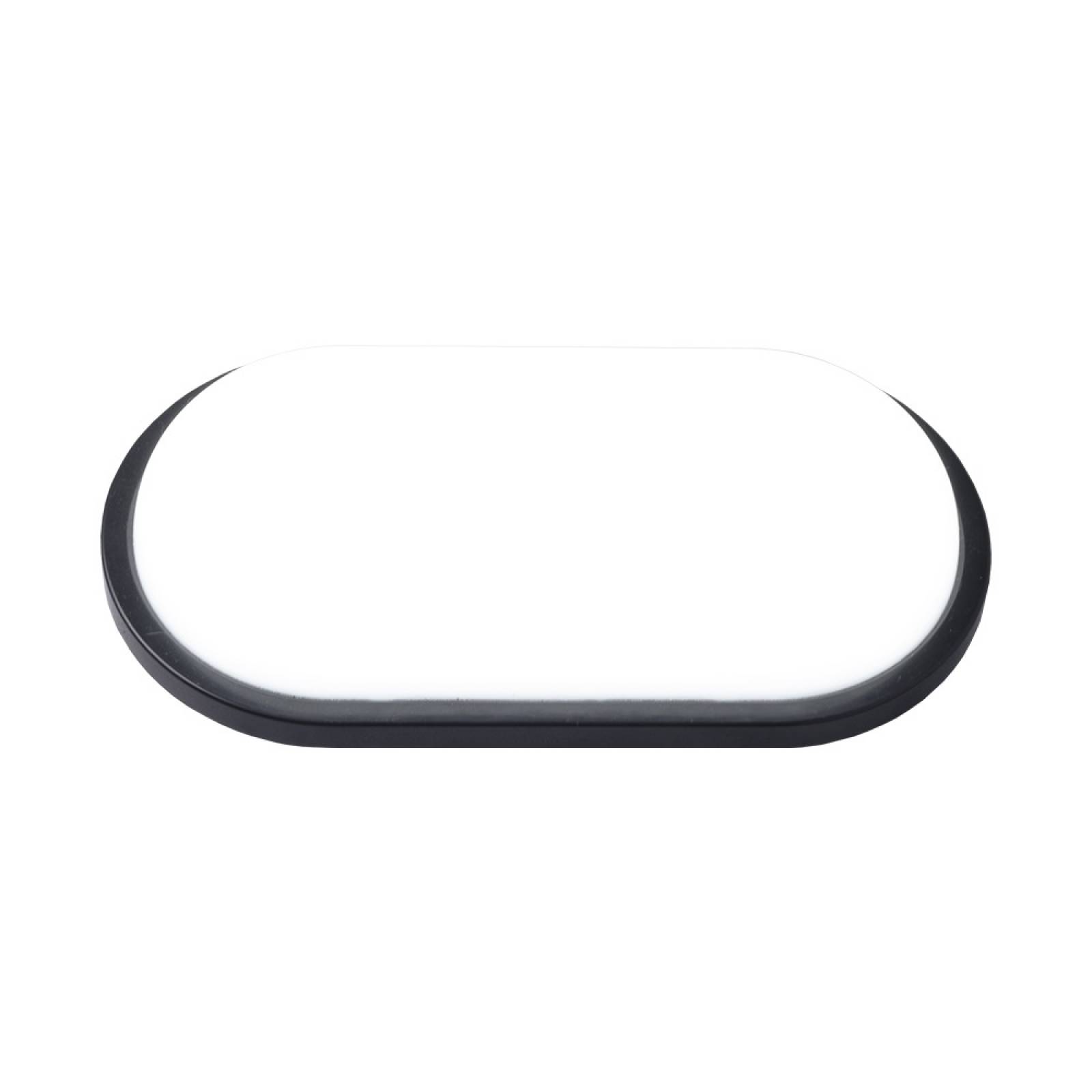 Luminario Exterior Negro Óvalo 20W Pantalla Plástica Maxxi