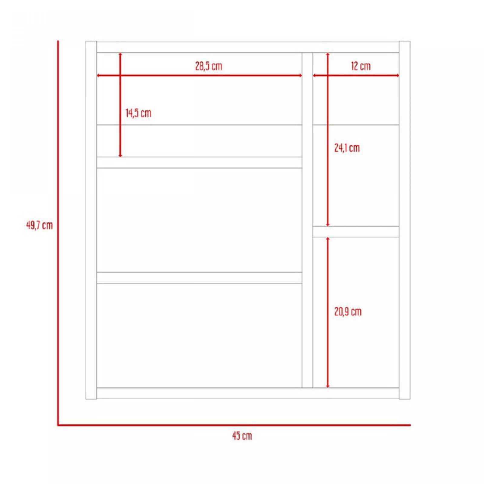 Gabinete Baño Espejo Armable Labelle Chocolate Excelsior