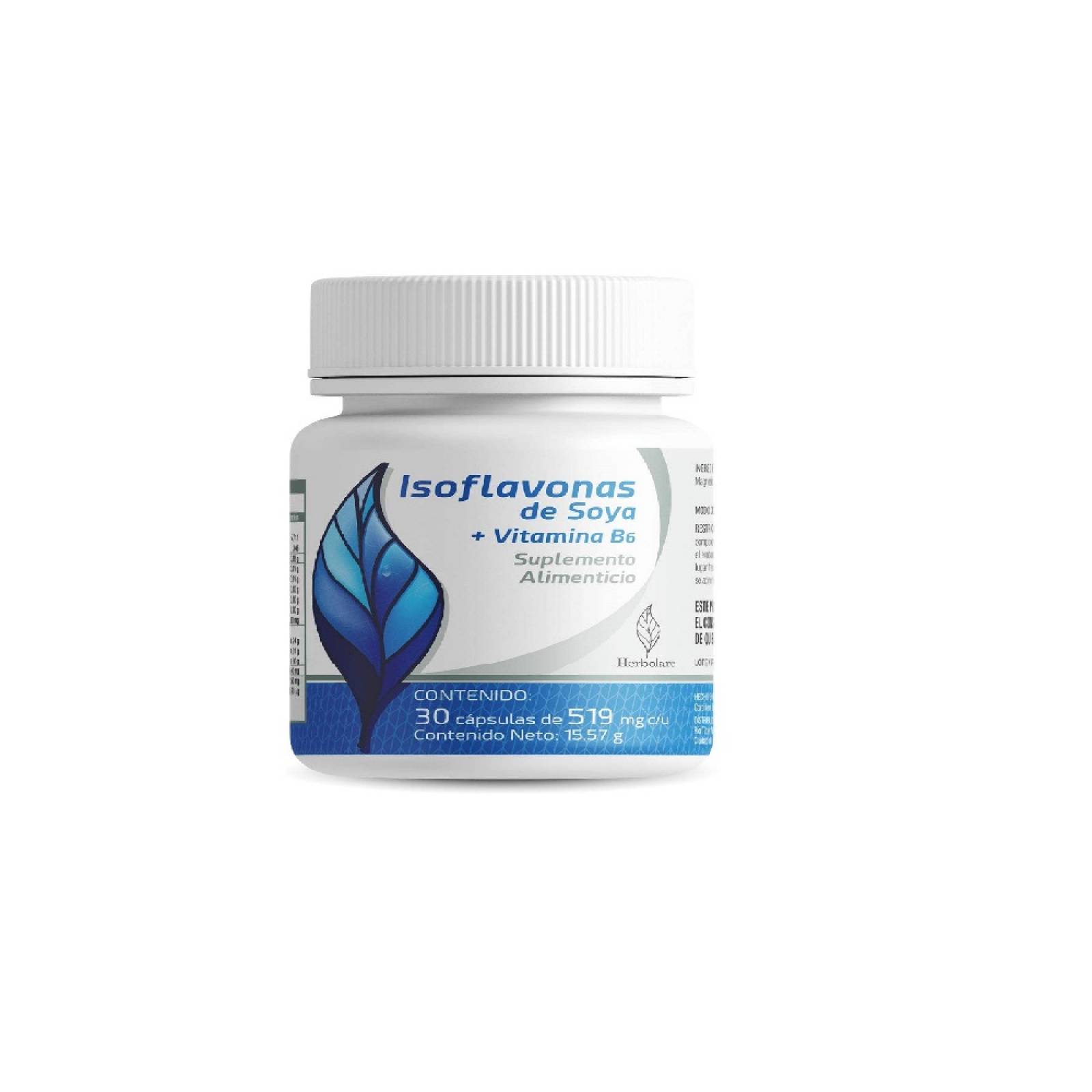 Suplementos Isoflavonas Soya Vitamina B6 30/Caps Herbolare