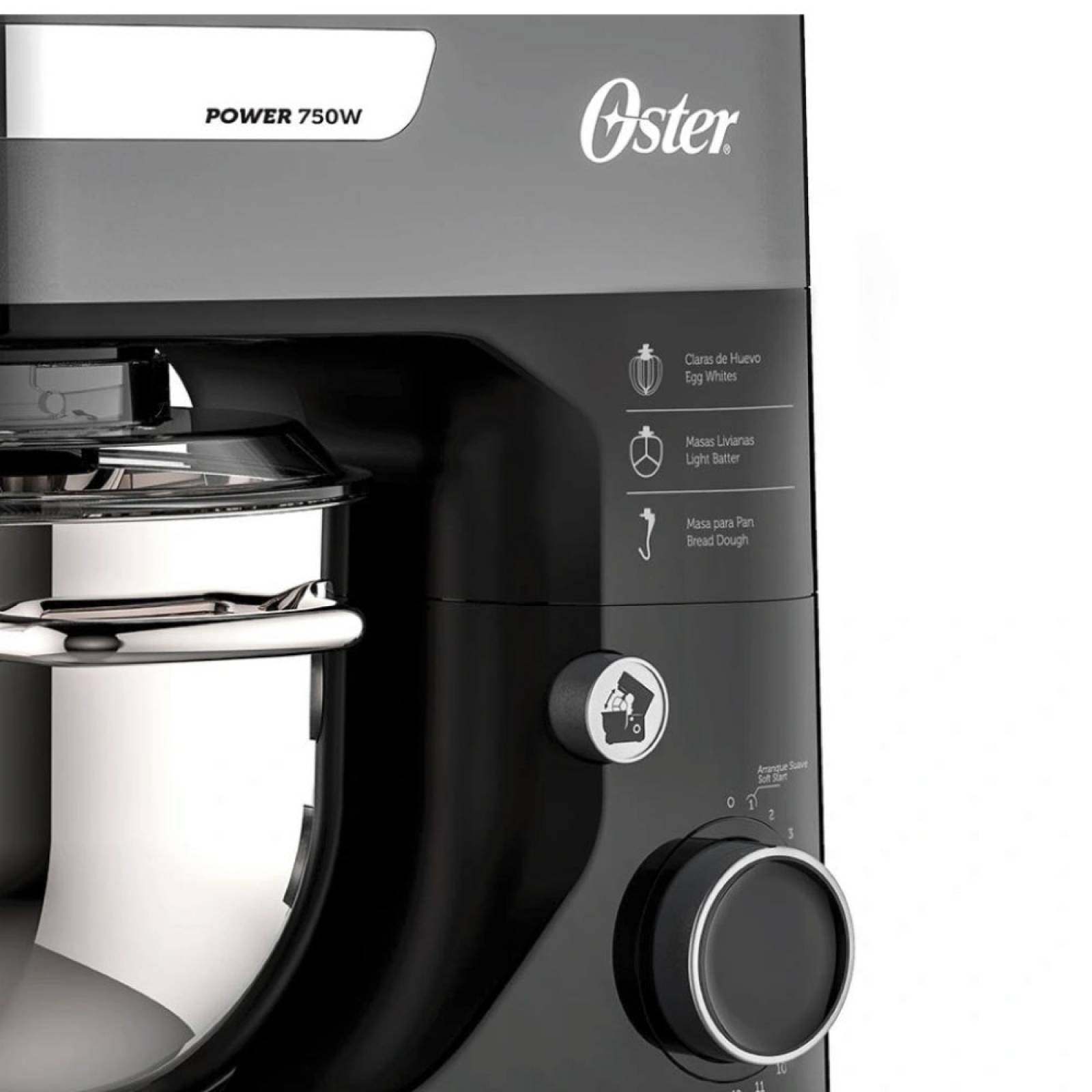 Batidora Pedestal 12 Velocidades Plata FPSTSM3711-013 Oster