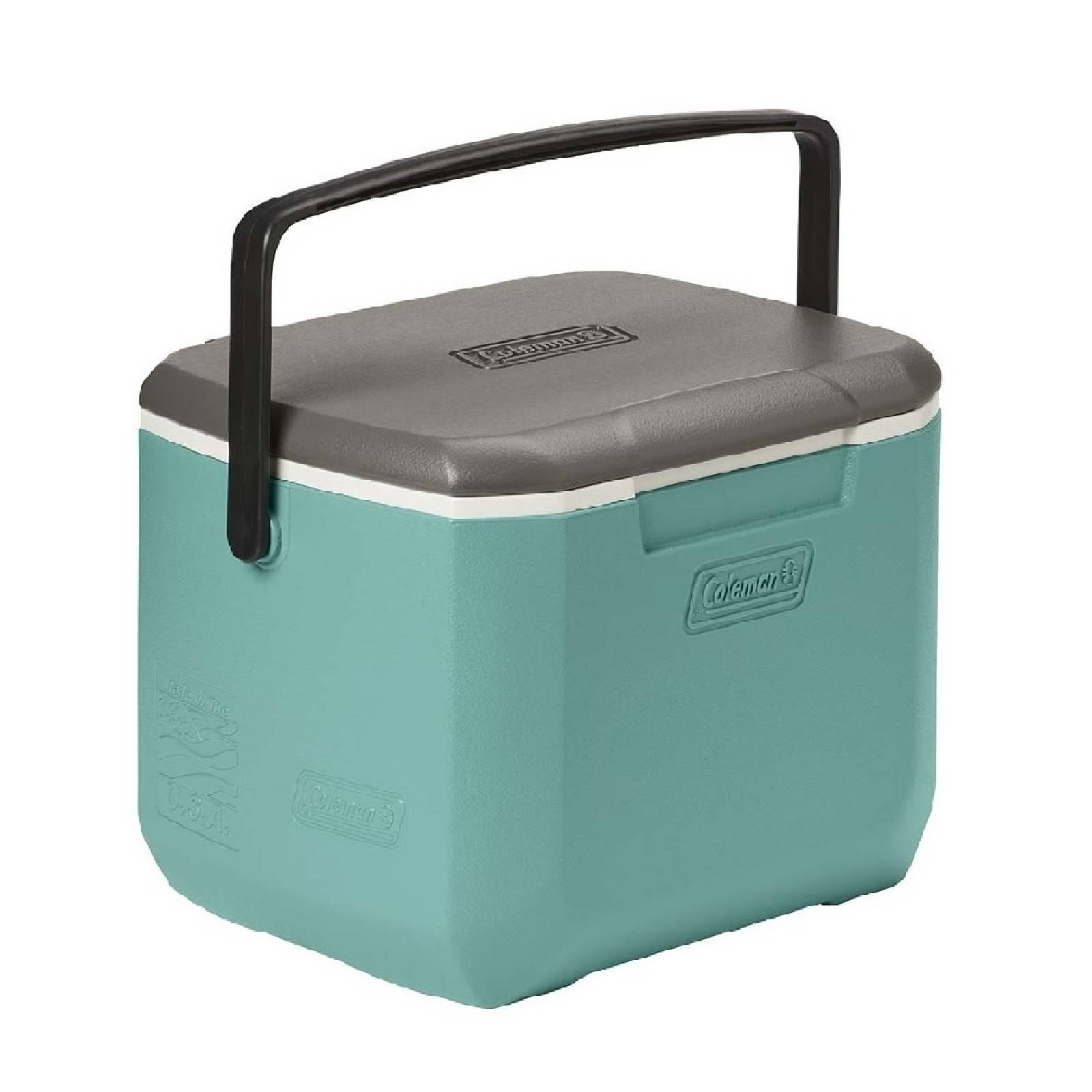 Hielera Portatil C/Asa Mano 16 QT Seafoam Turquesa Coleman