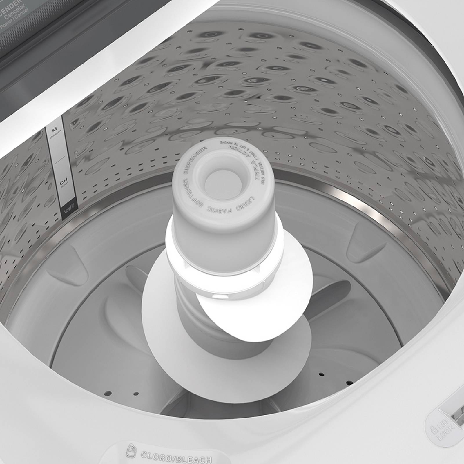 Lavadora Carga Superior 18kg Blanca 8MWTW1824WJM Whirlpool.