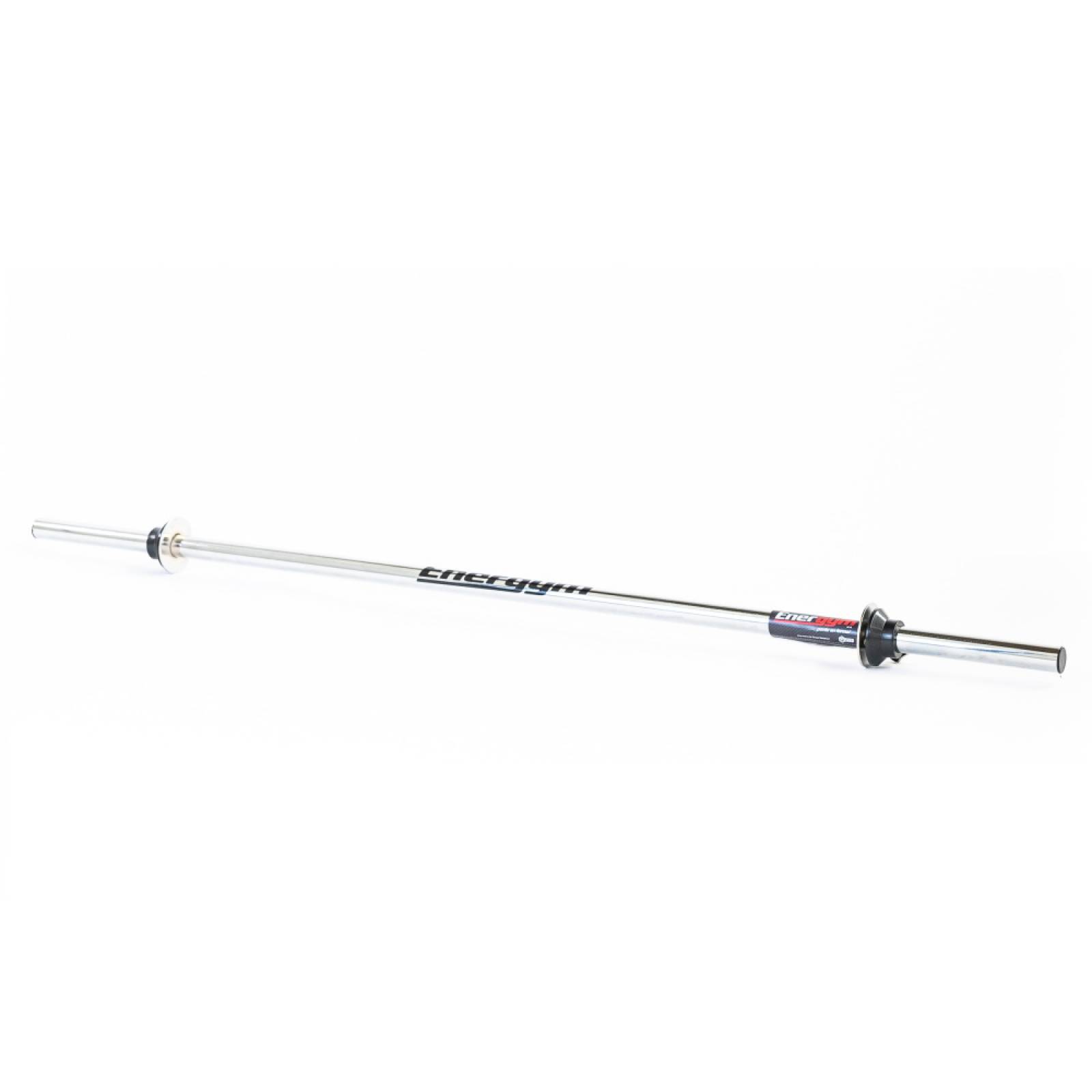 Set Barra Z Recta Gym Acero 30kg 6 Discos Cromo Energym