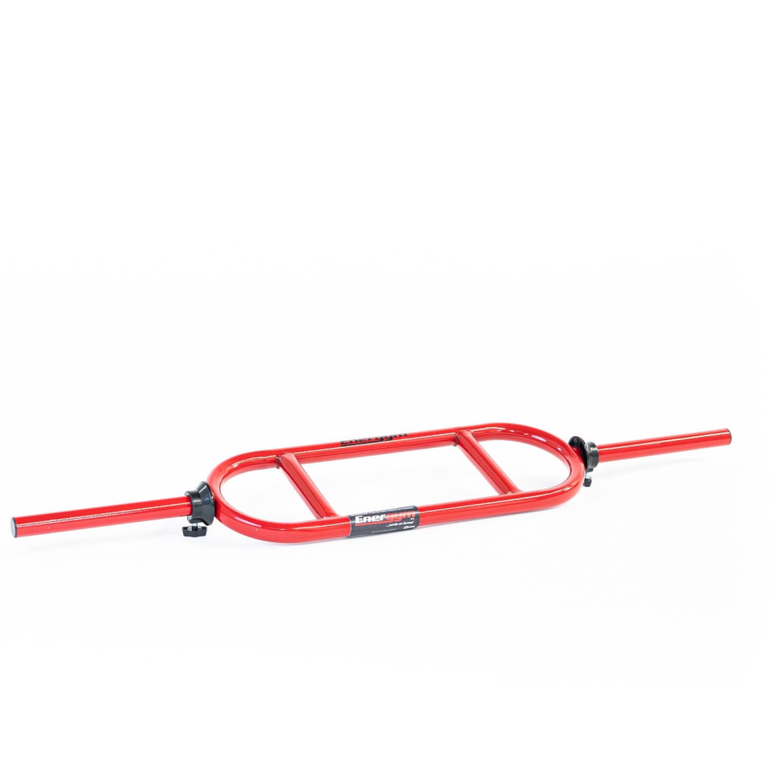 Set Barra Z Tríceps Gym Acero 30kg 6 Discos Rojo Energym