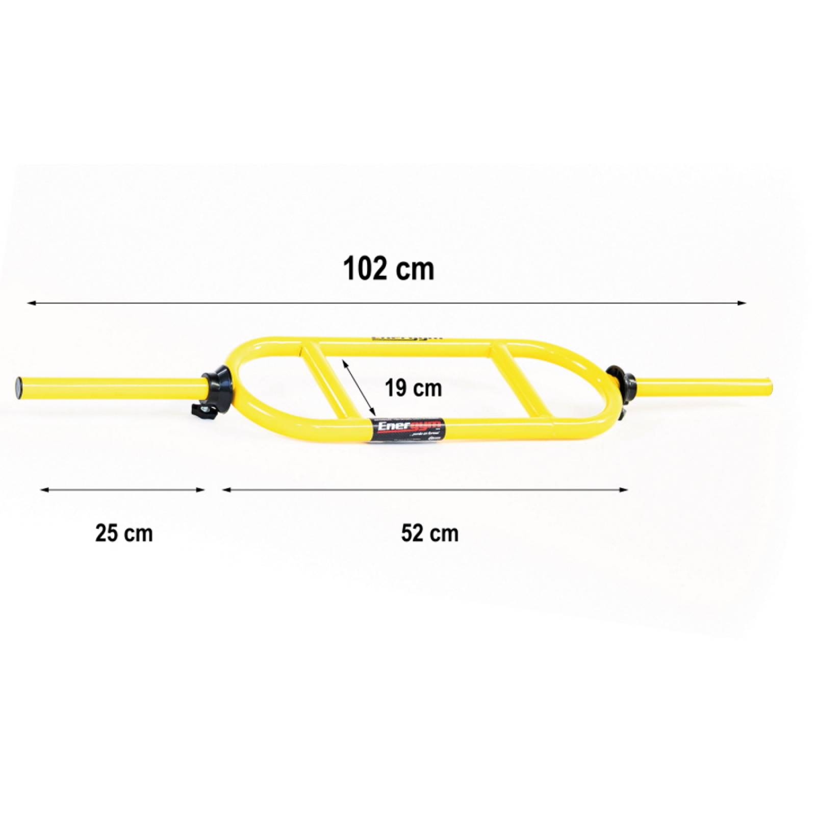 Set Barra Recta Tríceps Gym 30kg 6 Discos Amarillo Energym