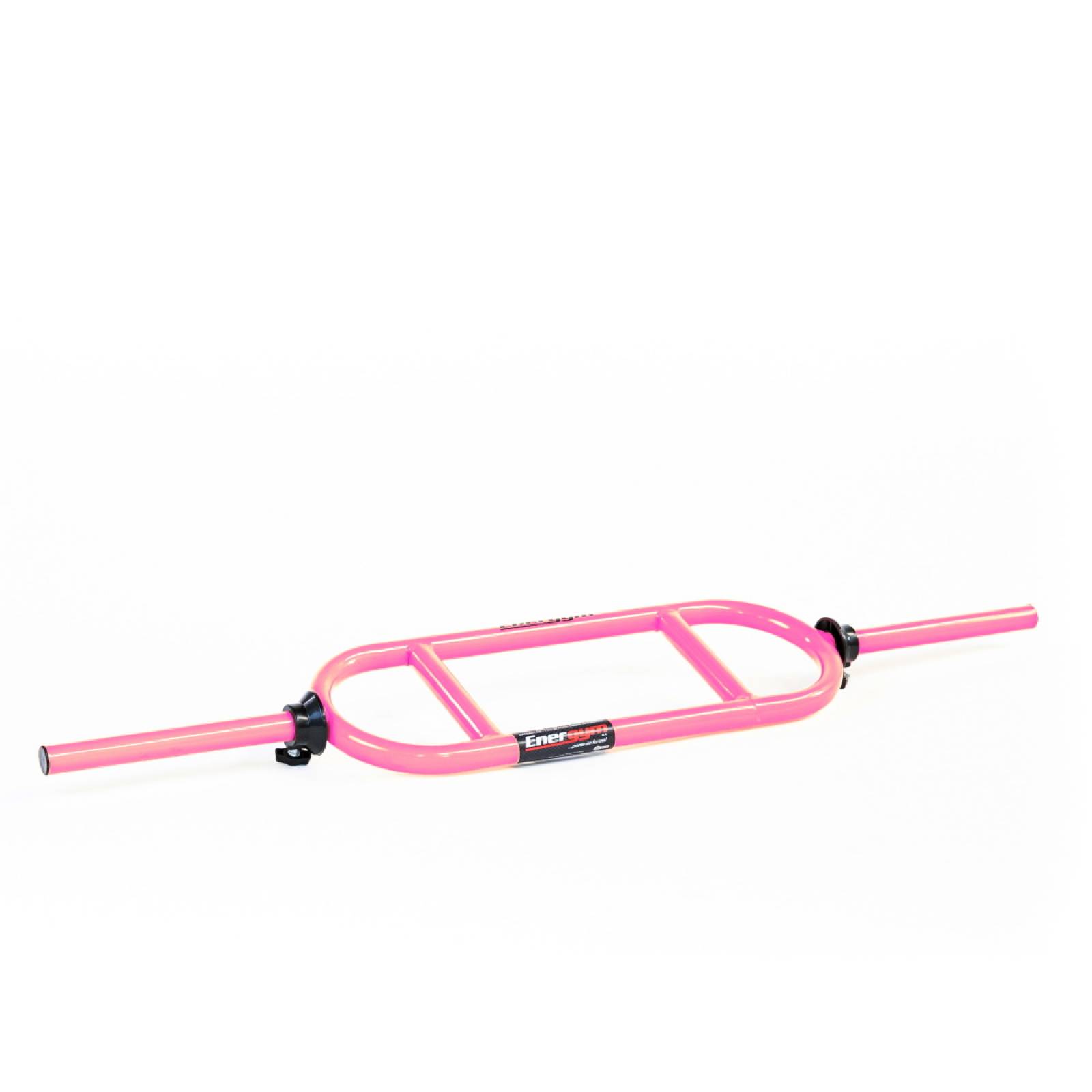 Set Barra Recta Triceps Z Gym 30kg 6 Discos Rosa Energym