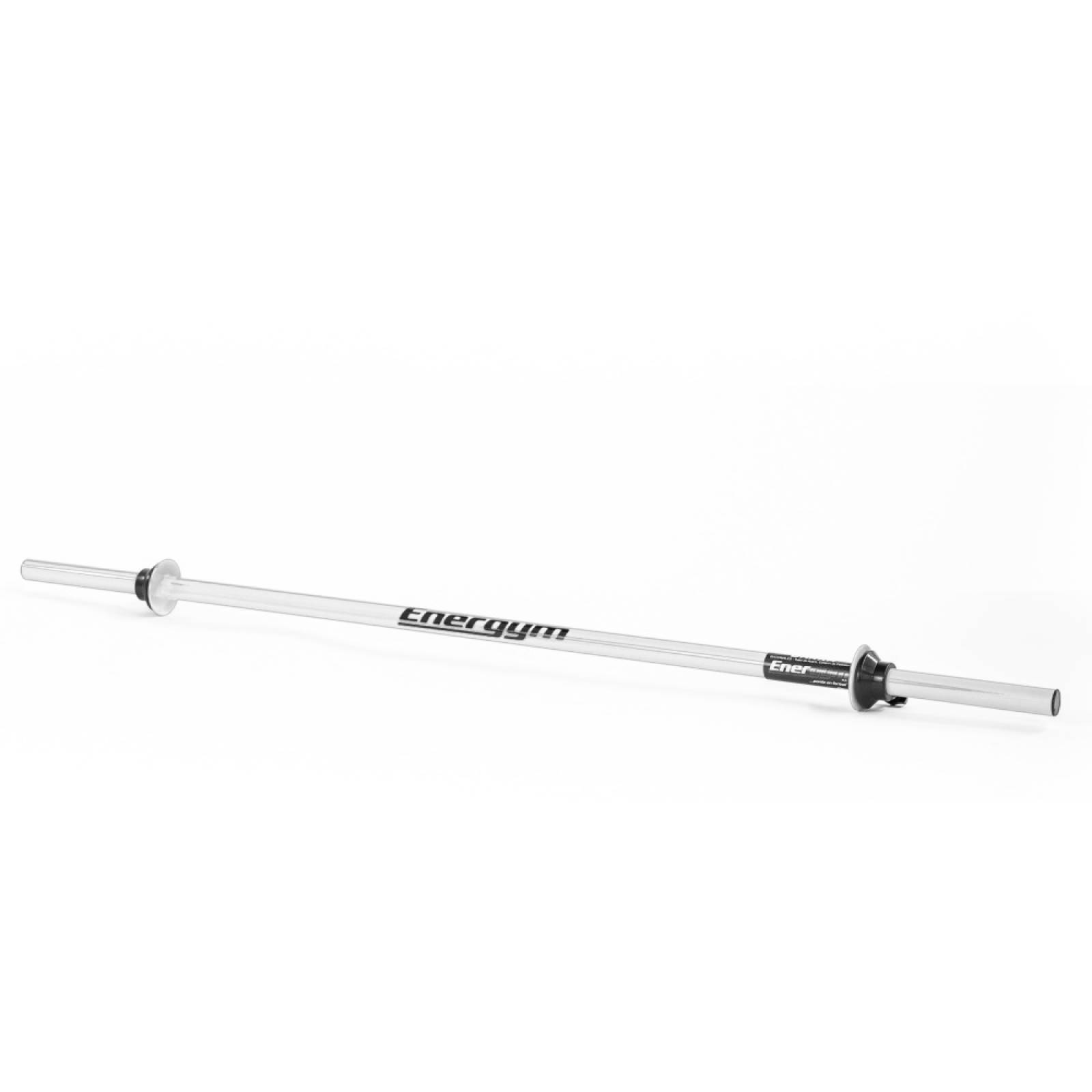 Set Barra Recta Triceps Z Gym 30kg 6 Discos Blanco Energym