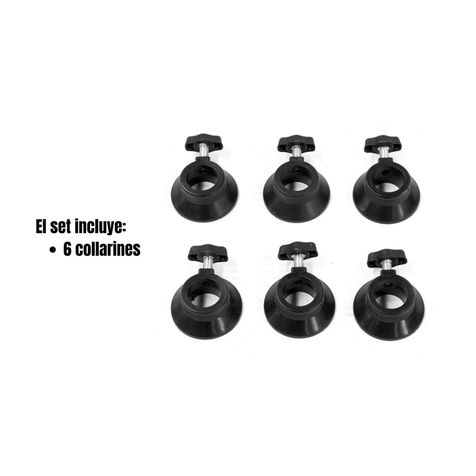 Set Barra Recta Triceps Z Gym 30kg 6 Discos Blanco Energym