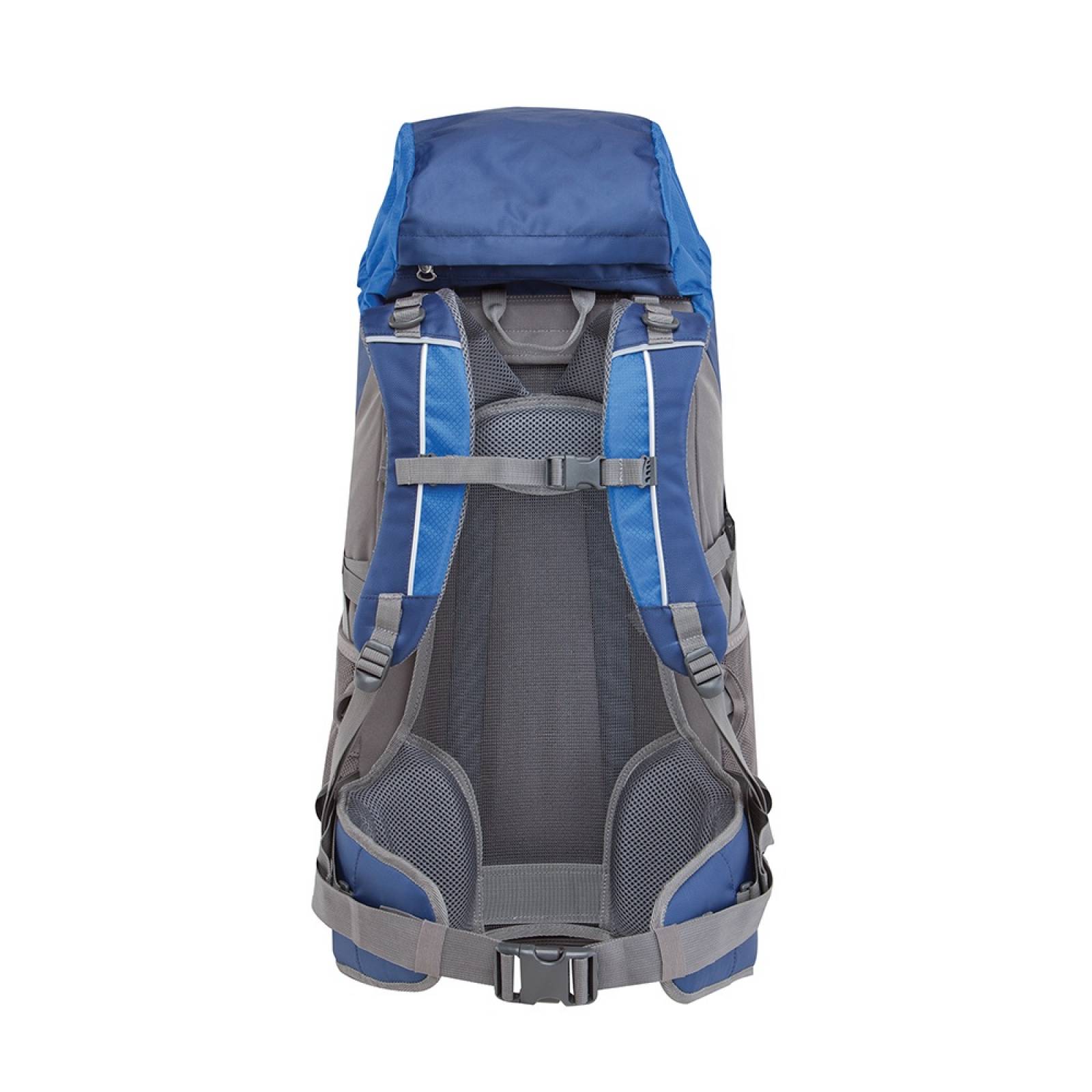 Mochila Llaima Azul 40L Estructura Interna Aluminio Coleman