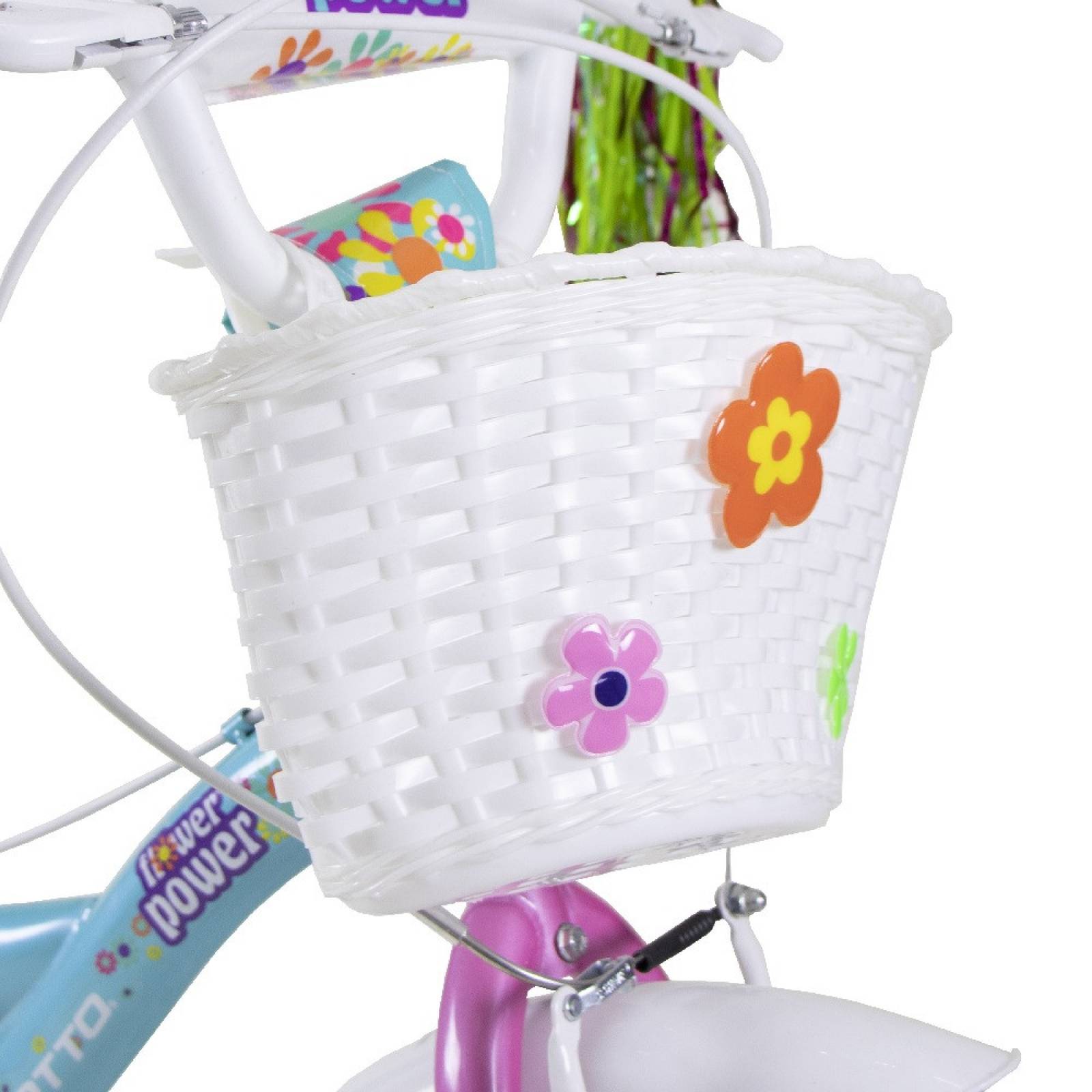 Bicicleta Cross Flower Power R20 1V Aqua/Rosa  Benotto