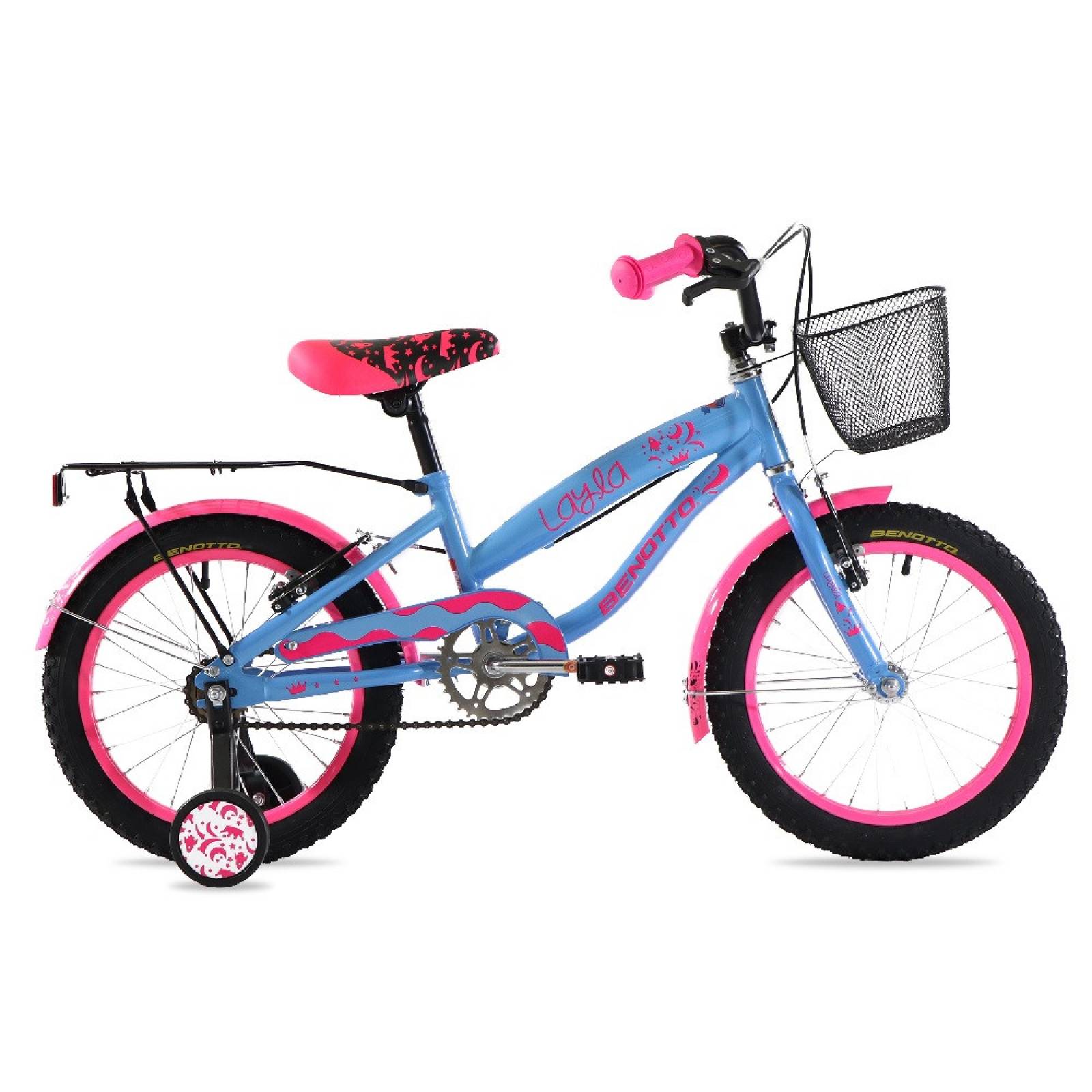 Bicicleta Acero Cross Layla R16 1V Azul Benotto