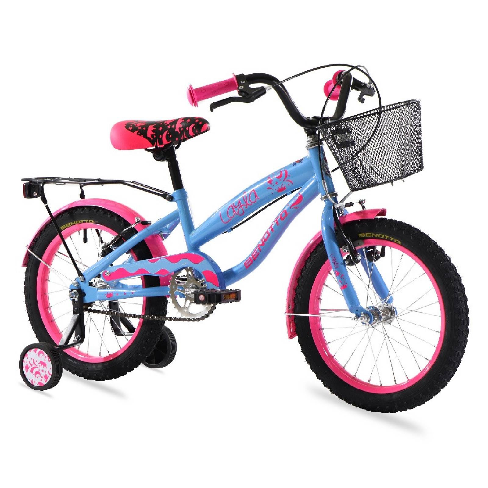 Bicicleta Acero Cross Layla R16 1V Azul Benotto