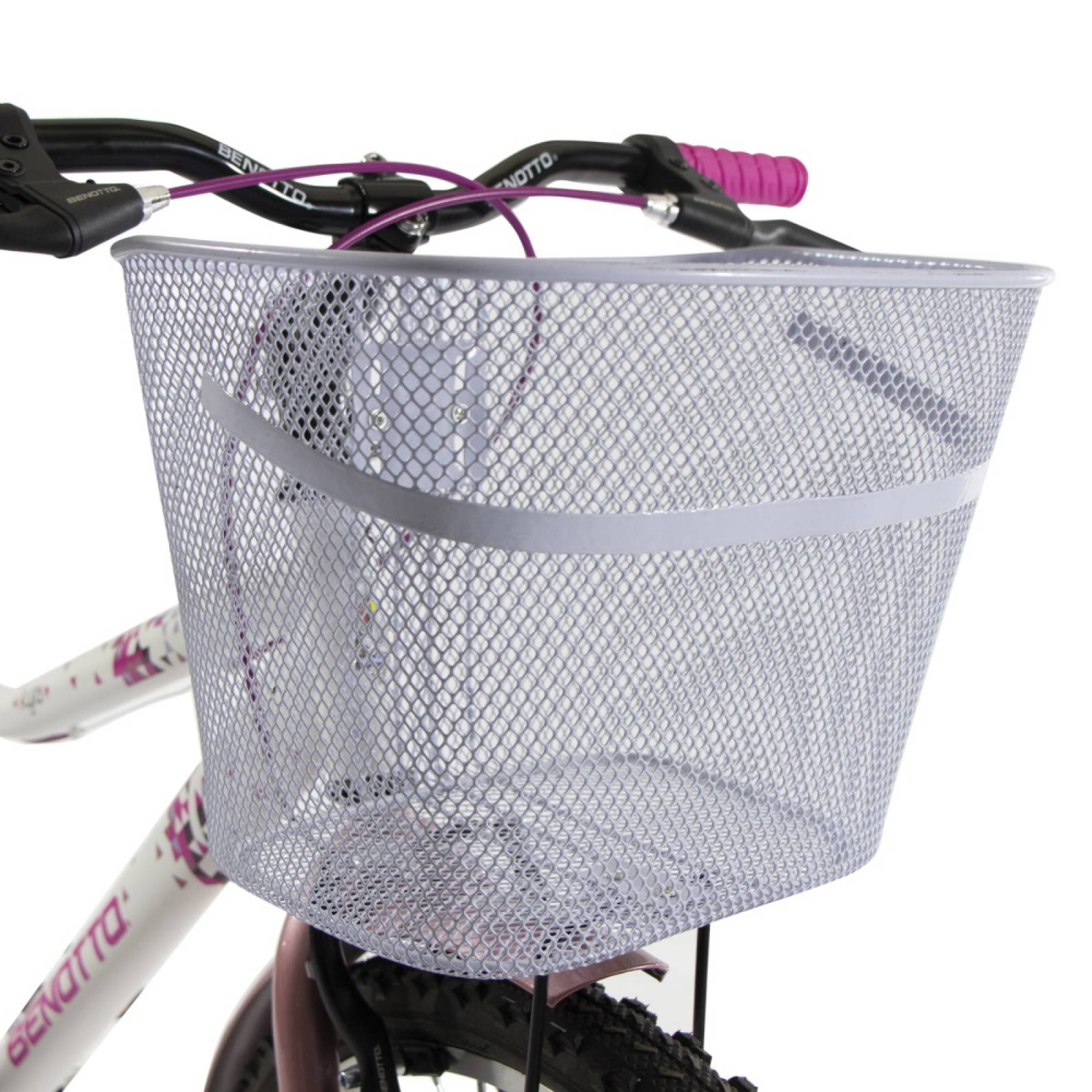 Bicicleta Montaña KYRA R26 1V Blanco Rosa Mujer Benotto