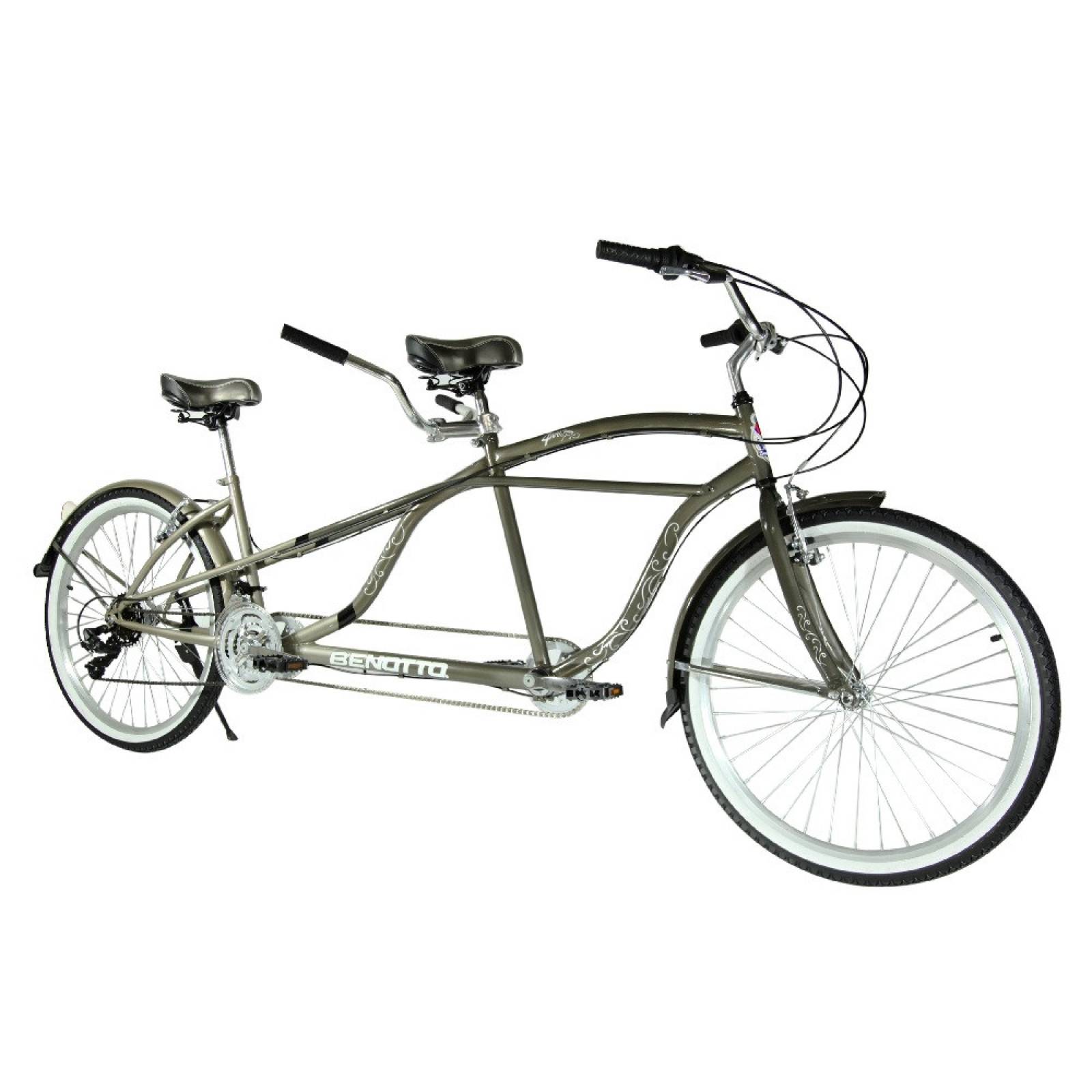 Bicicleta Doble City Tandem R26 Gris Unitalla Unisex Benotto