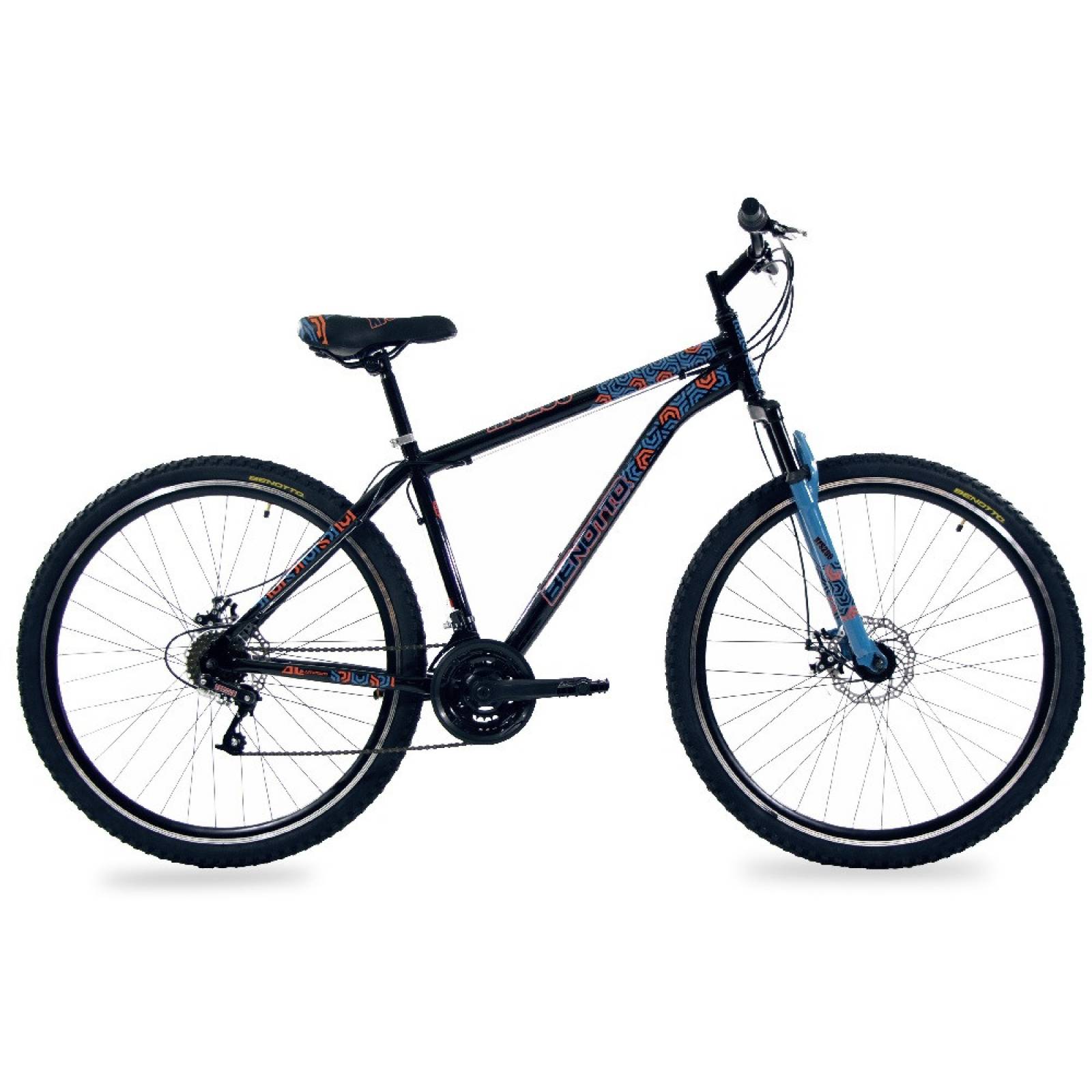 Bicicleta XFS290 Montaña R29 Negro/Azul Hombre Benotto