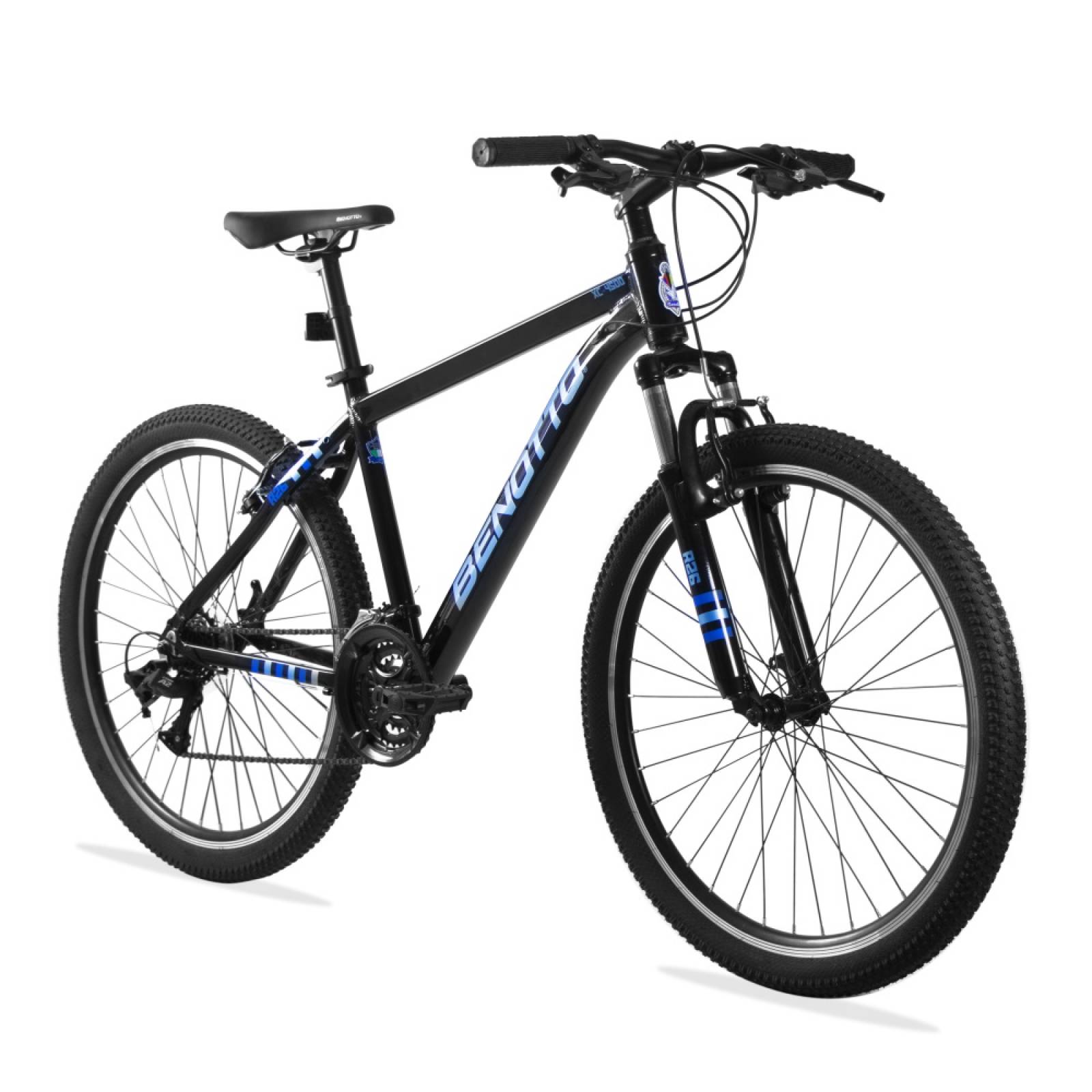 Bicicleta Montaña XC-4500 R26 21V Aluminio Negro Benotto
