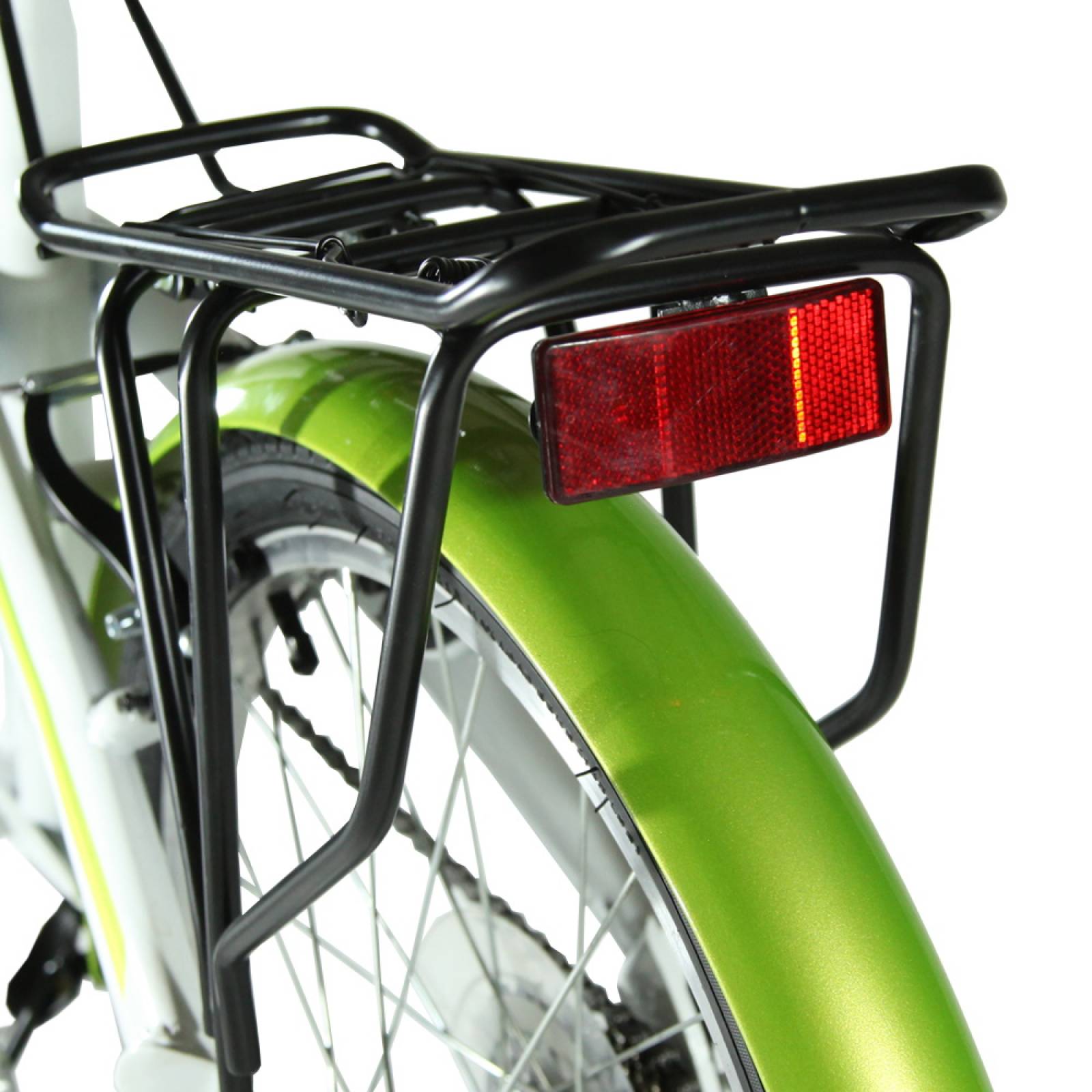 Bicicleta Plegable Vancouver R20 7V Blanco Verde Benotto