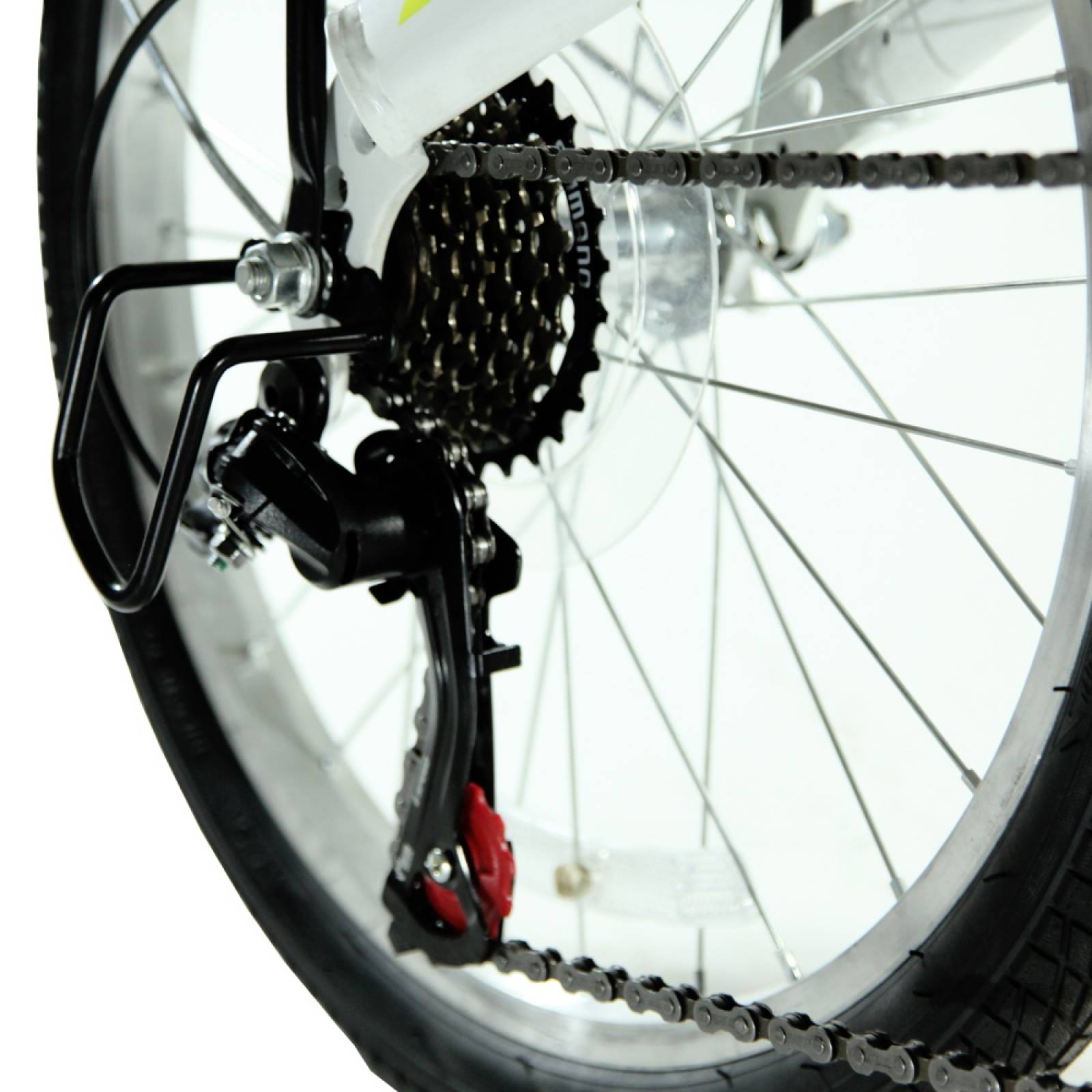 Bicicleta Plegable Vancouver R20 7V Blanco Verde Benotto