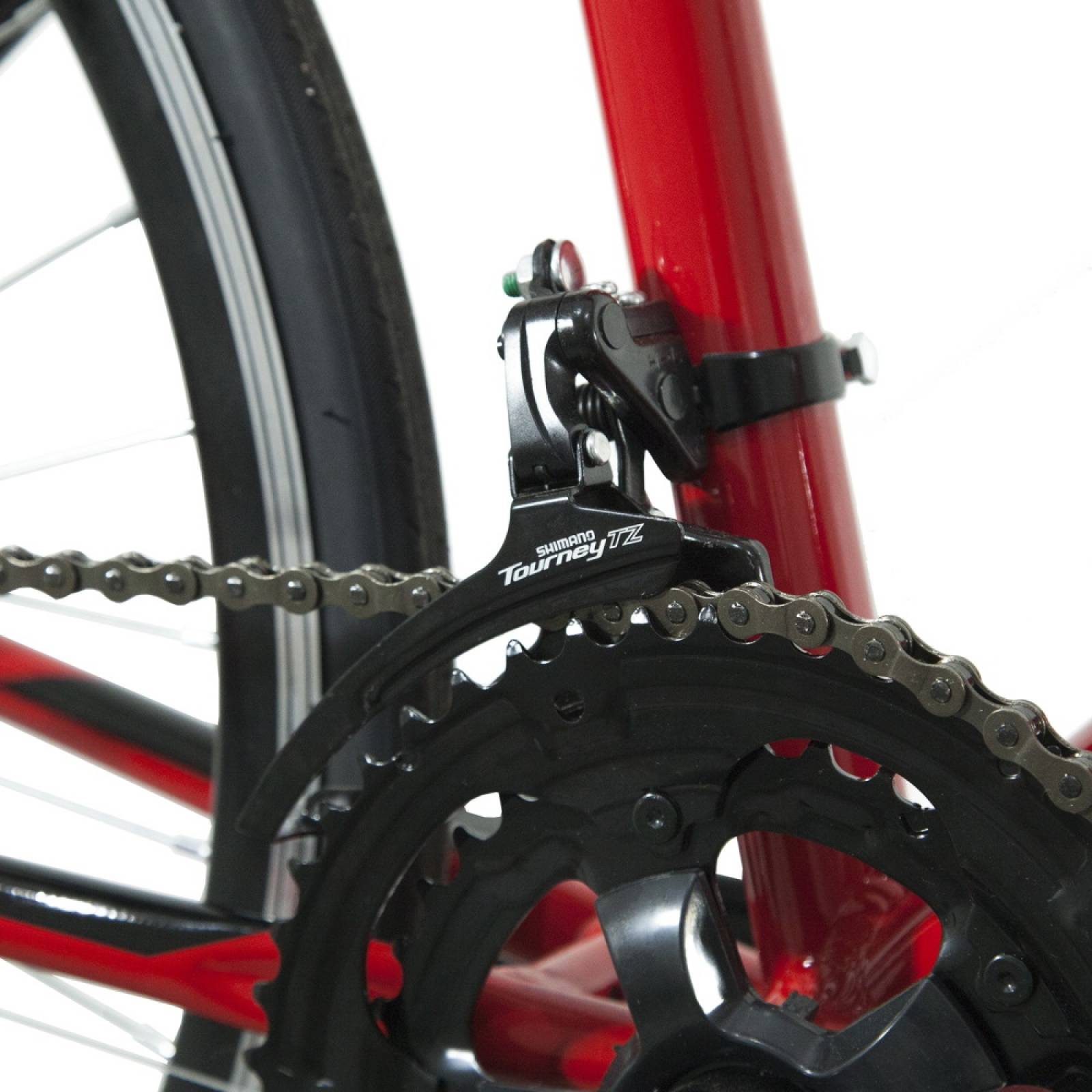 Bicicleta Ruta DOS40 R24 14V Aluminio Rojo Negro Benotto