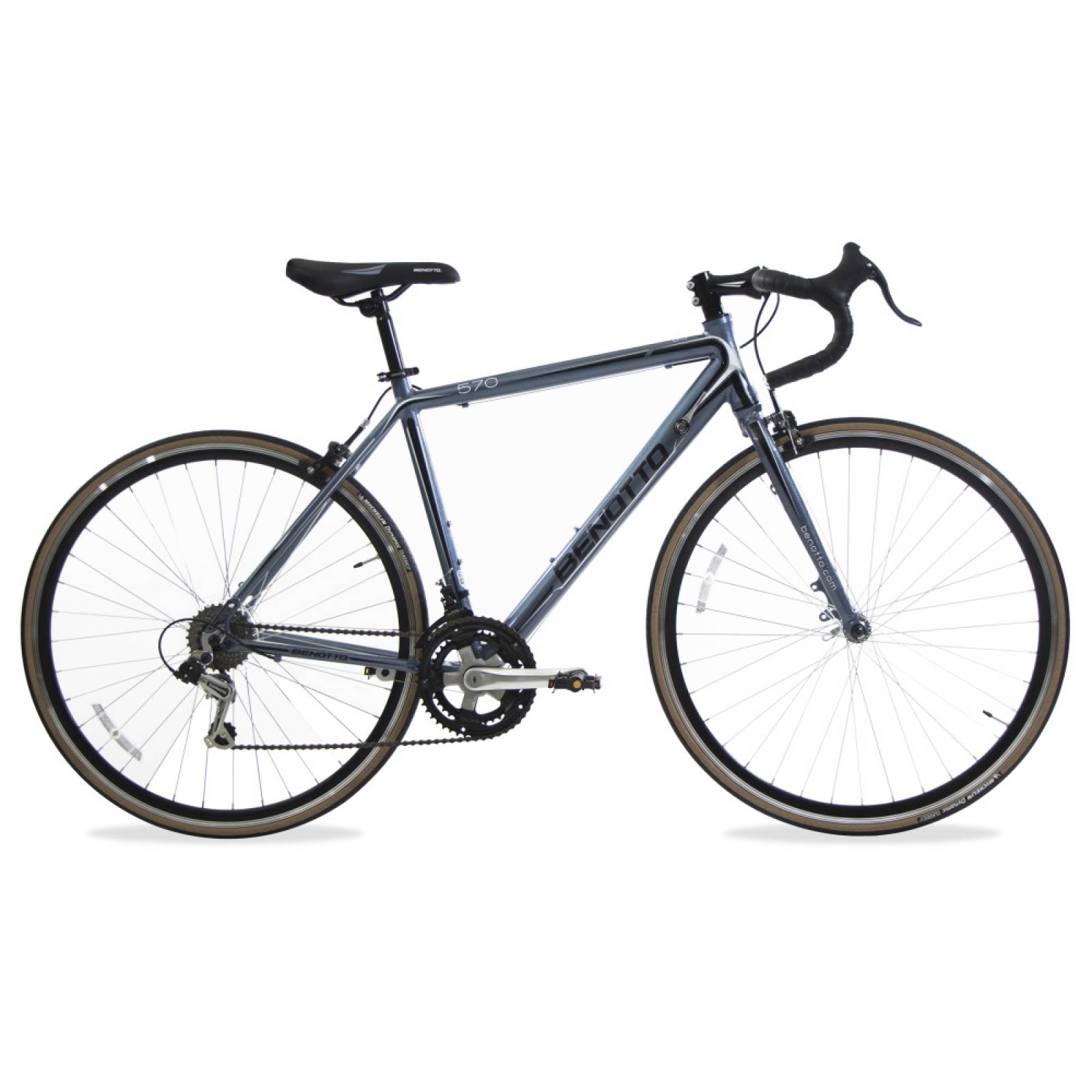 Bicicleta Ruta 570 R700 14V Shimano Gris Azulado Benotto