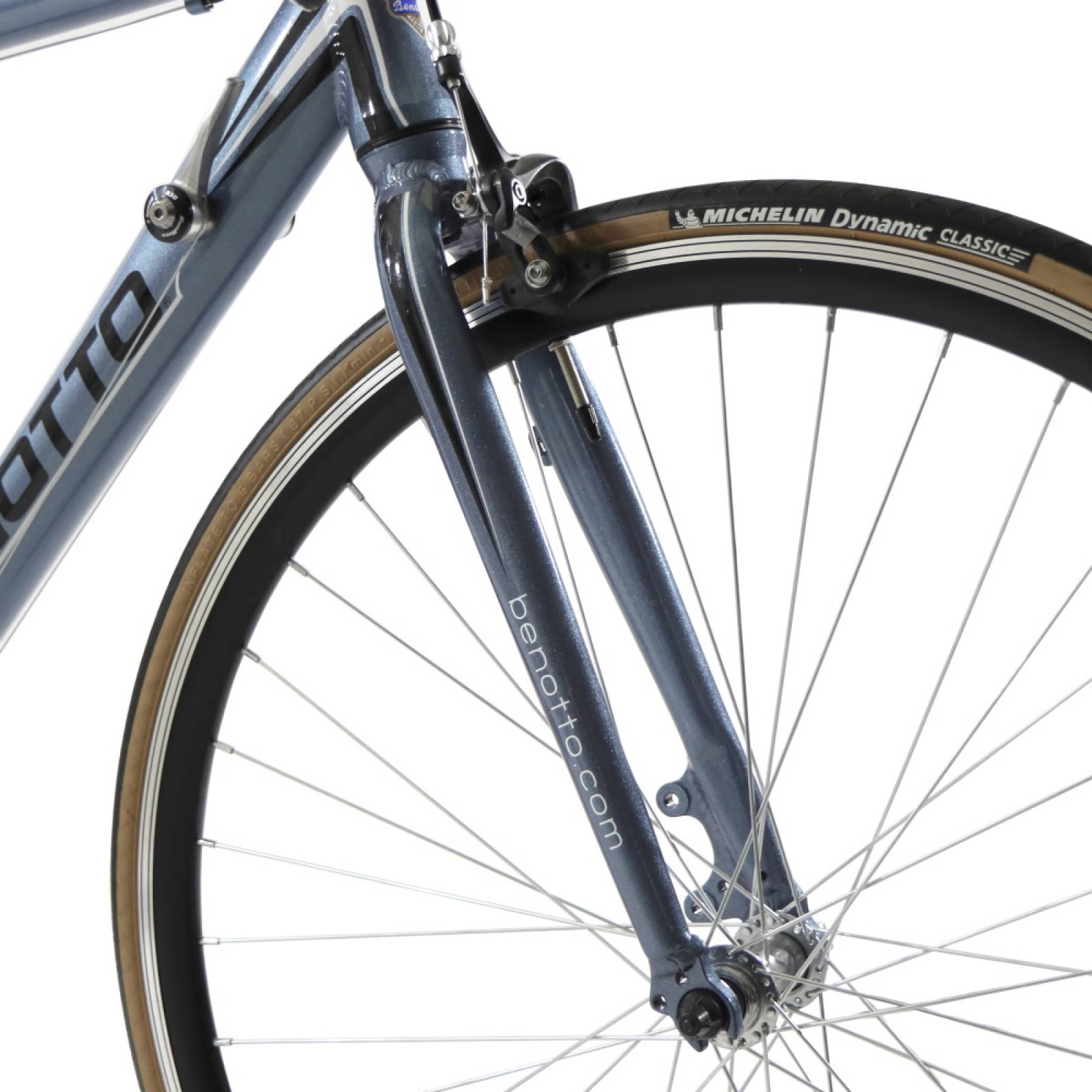 Bicicleta Ruta 570 R700 14V Shimano Gris Azulado Benotto