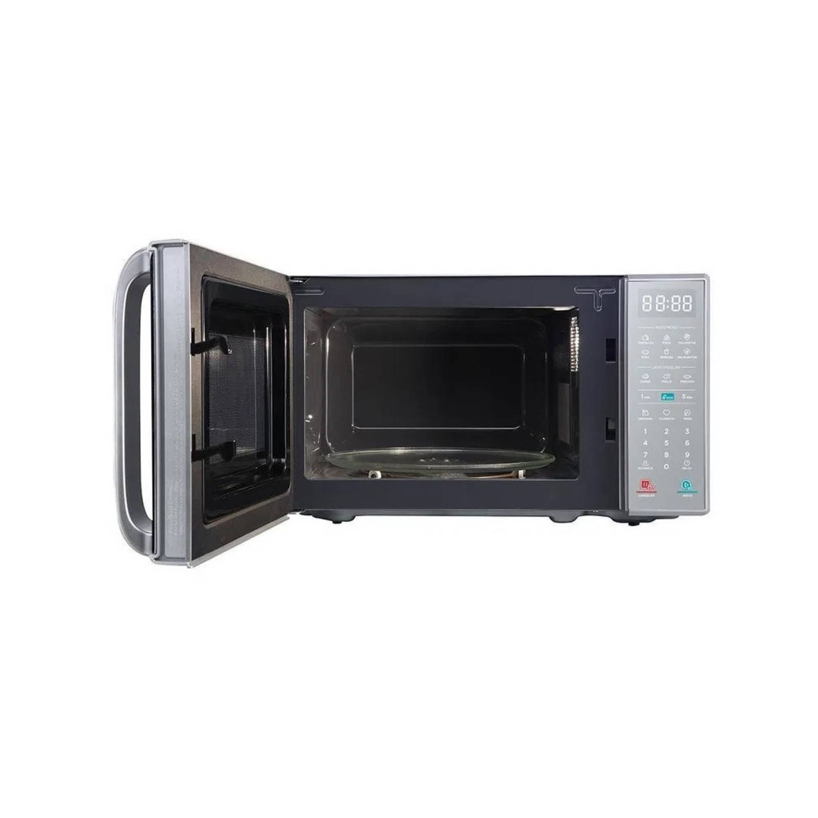Horno Microondas 1.1 Pies 240V Silver MMDV11S2DG Midea.