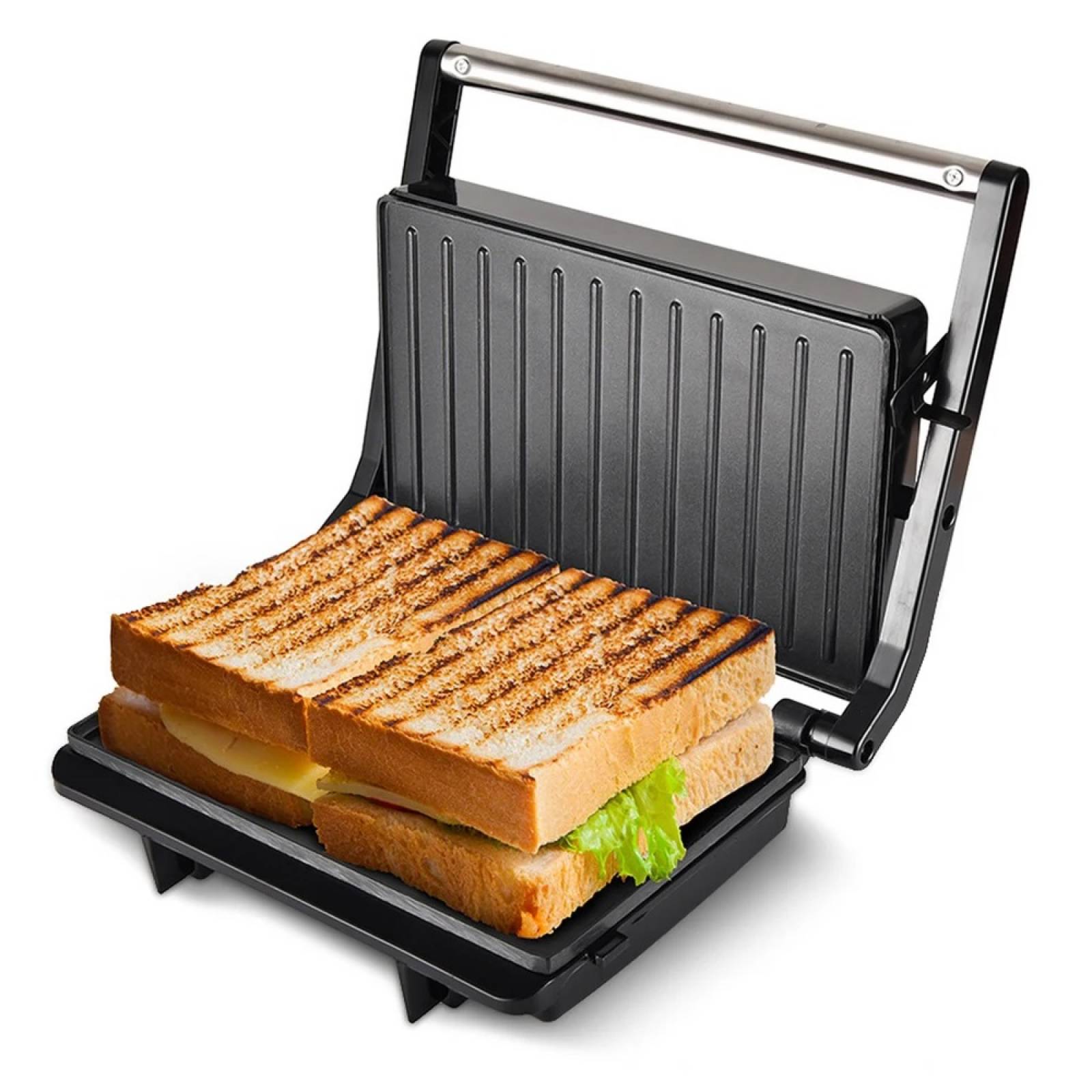 Sandwichera Panini Parrillas Antiadherentes 2R RC-123G