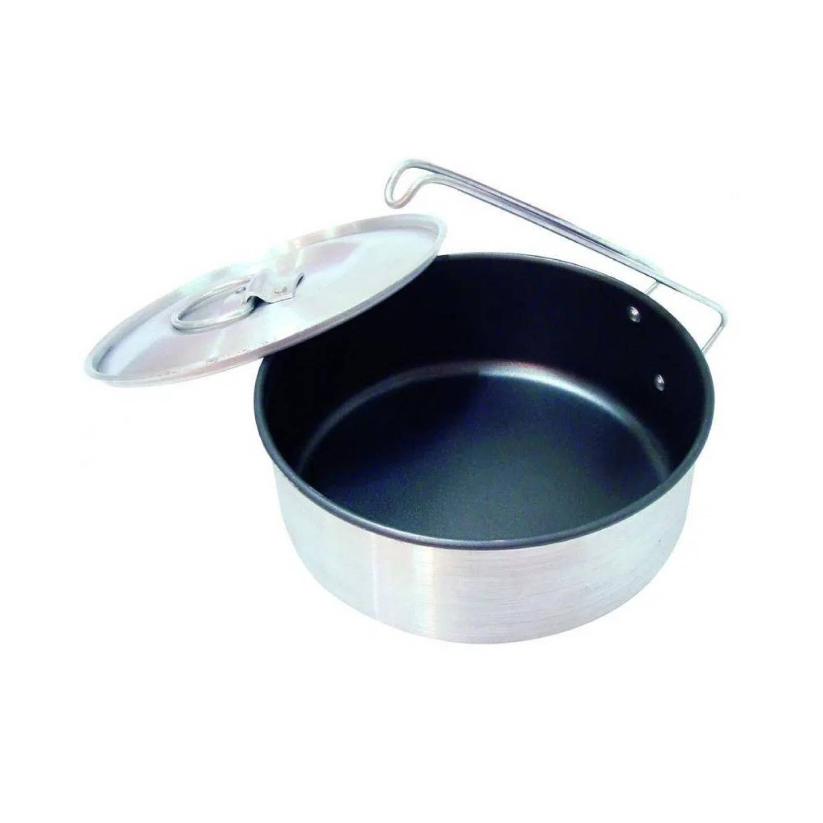 Flanera Molde Aluminio Antiadherente C/Tapa 18cm 11291 Ekco.