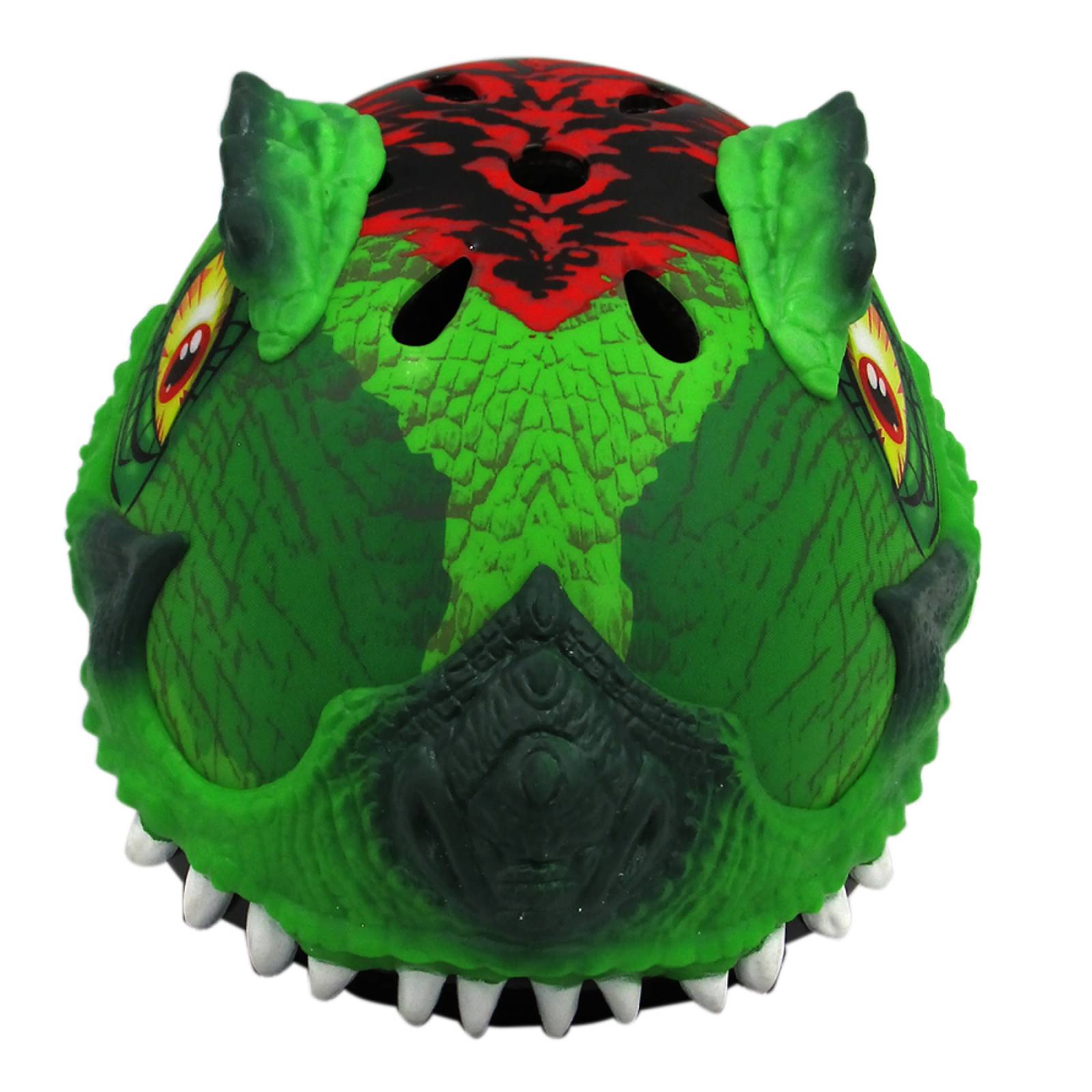 Casco Bicicleta Trexawesome Dinosaurio Verde Ni os C Preme