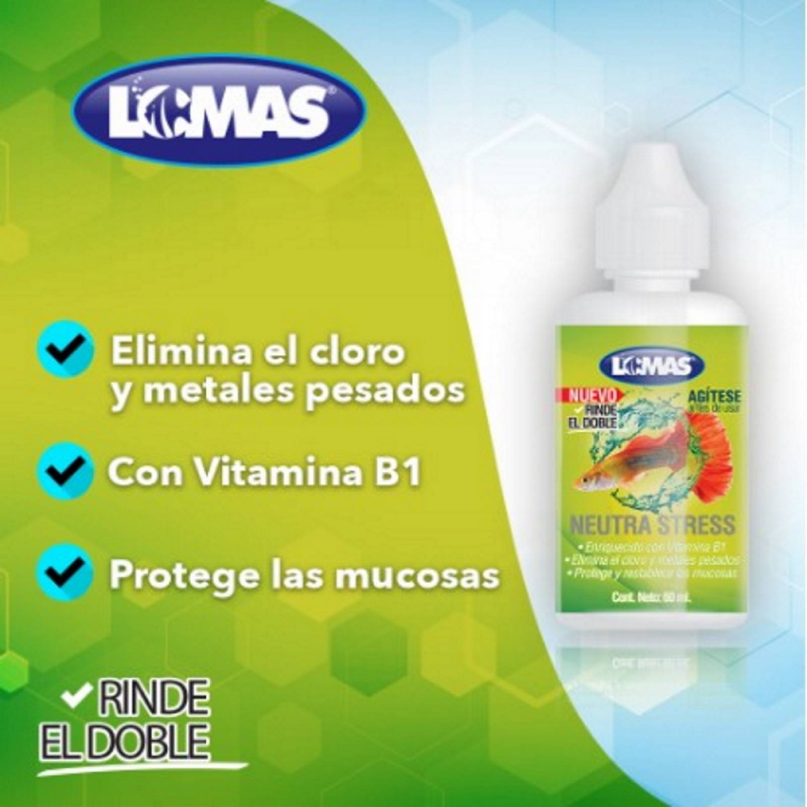 Neutra Stress Contenido 30ml Vitamina B1 Elimina Cloro Lomas
