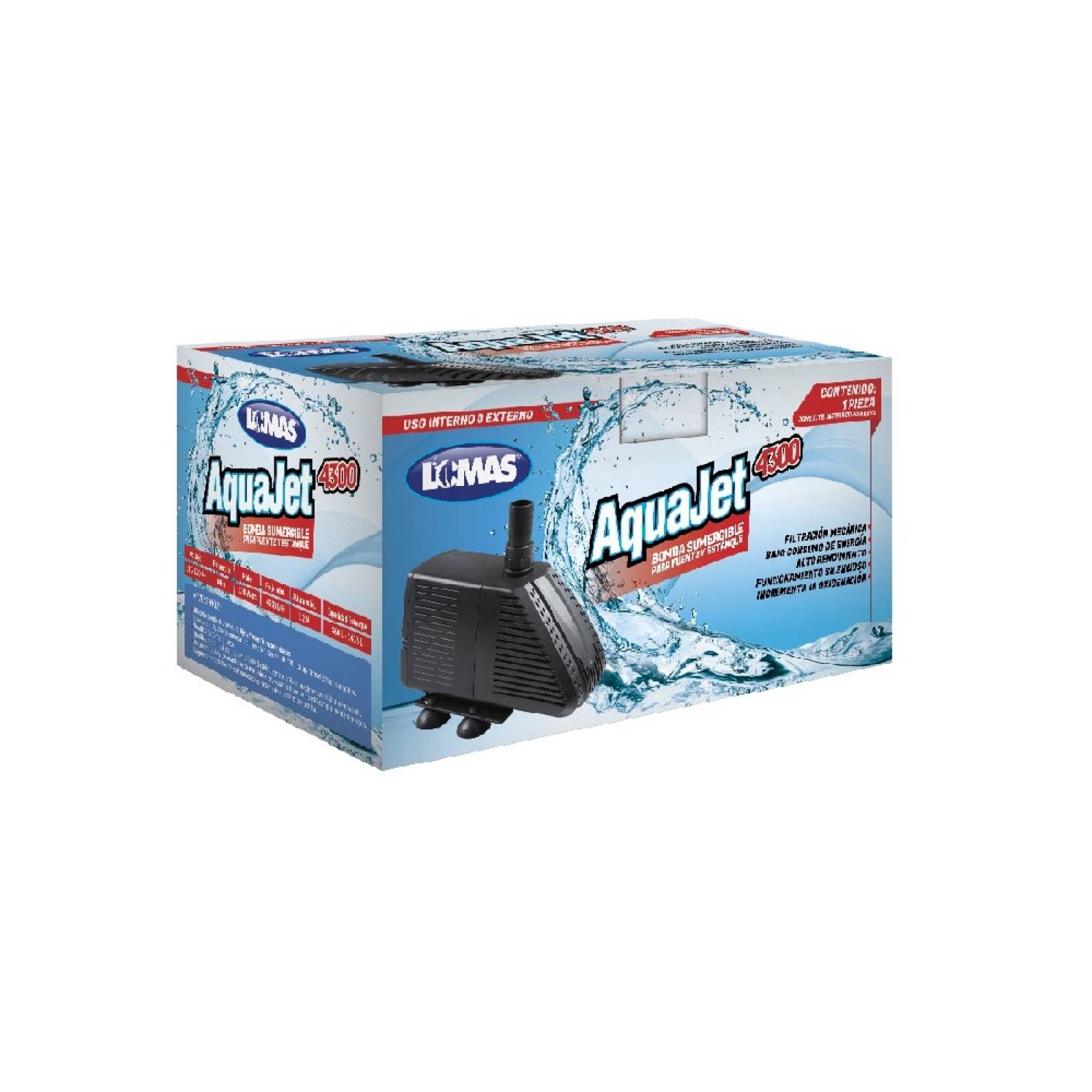 Bomba P/ Fuente Estanque 4300 Agua Dulce Salada Lomas.