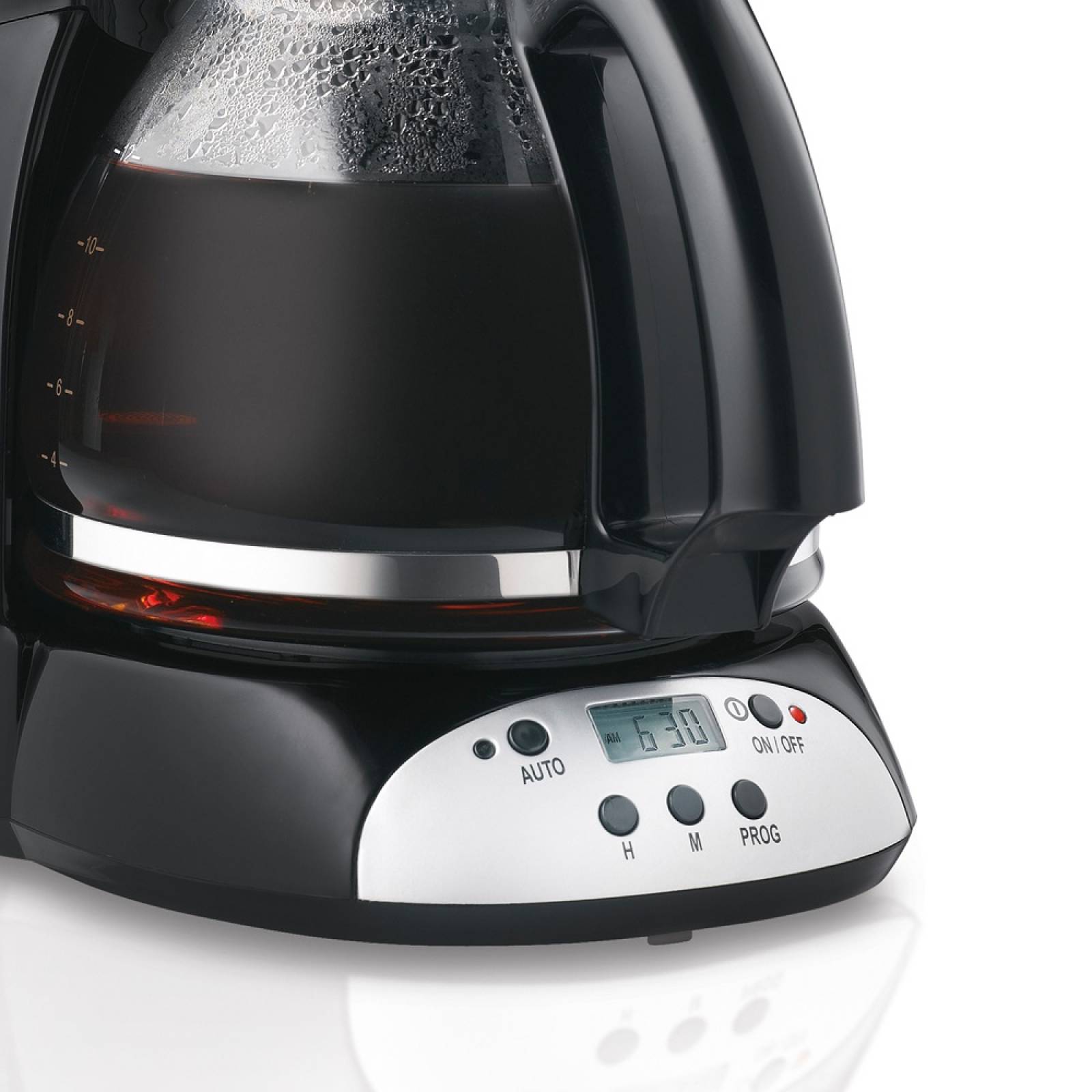 Cafetera Programable 12 Tazas Negra 49465R Hamilton Beach.