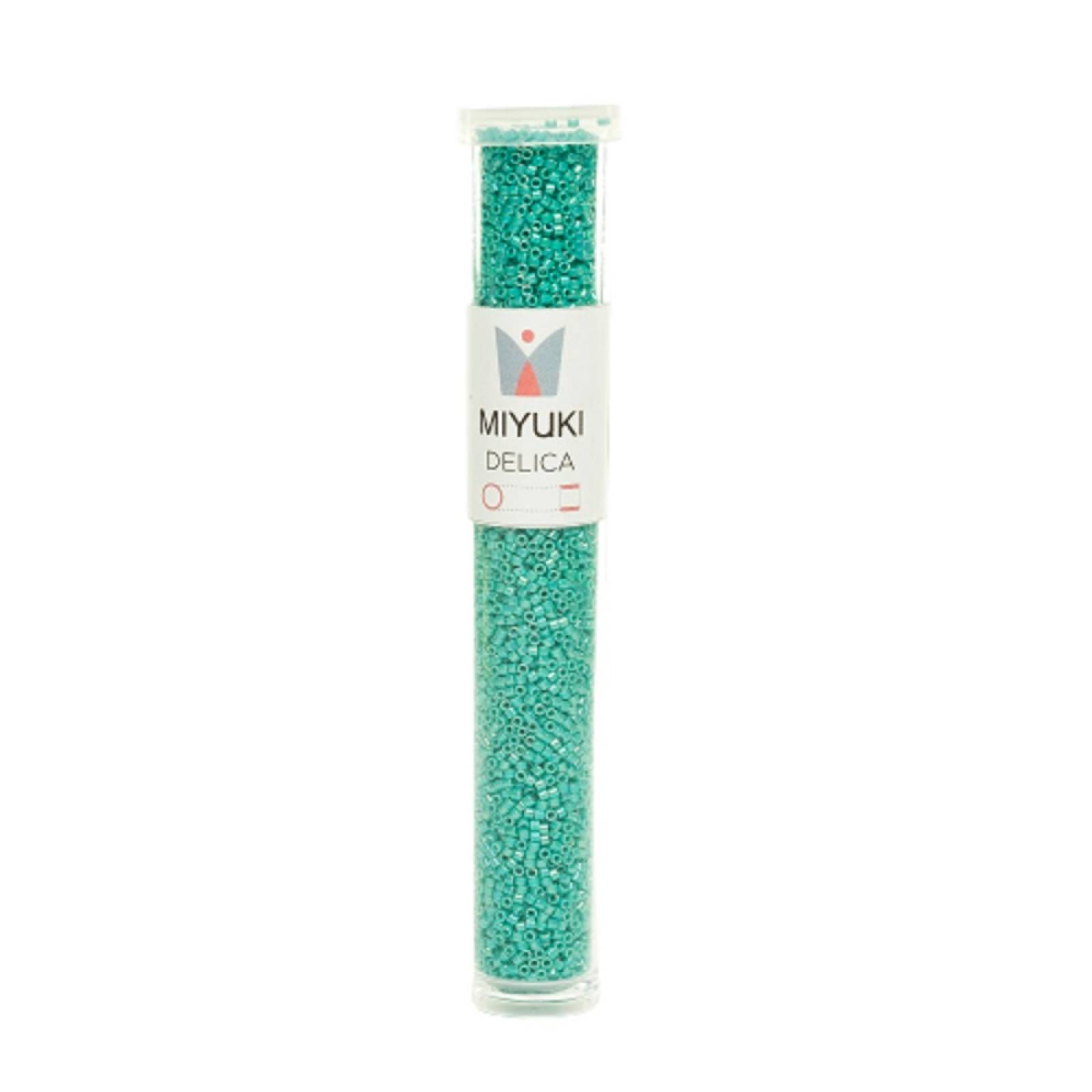 Chaquira Calibrada Opaque Turquoise AB Cat 03 Tubo 40g No 11/0 DB-0166 Miyuki