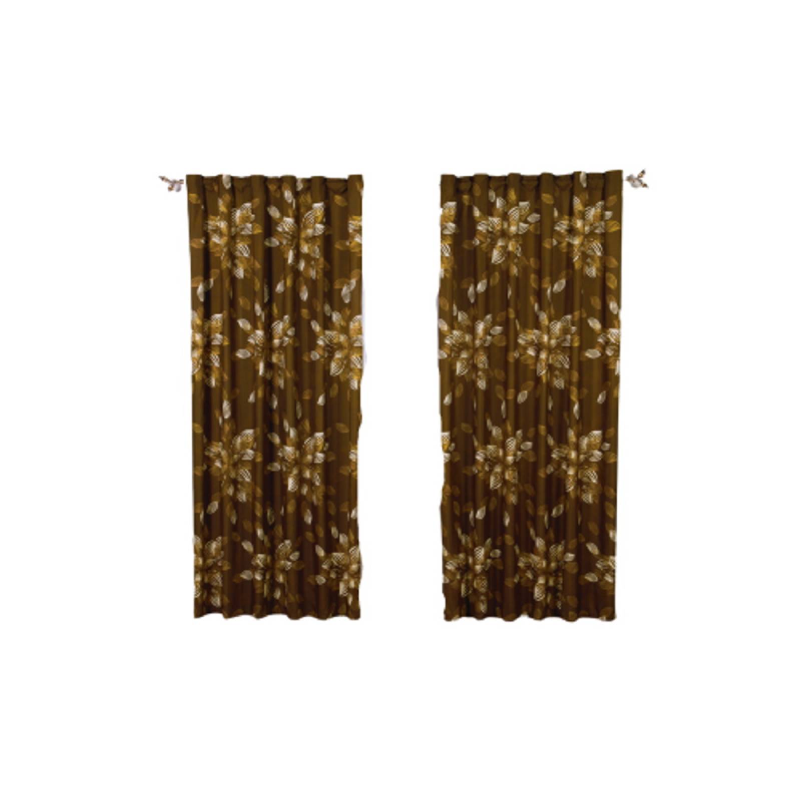 Cortina Decorativa Camila Estandar Poliester Colchas Concord