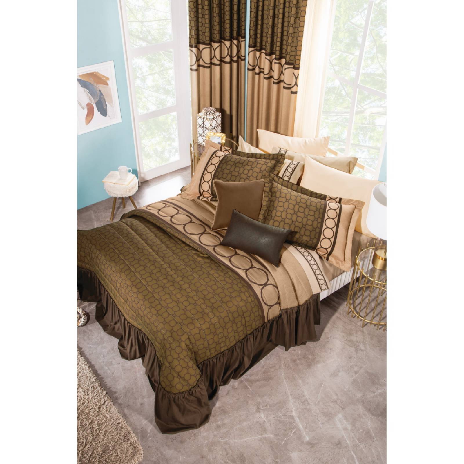 Colcha Matrimonial Sencilla Mocaccino Colchas Concord