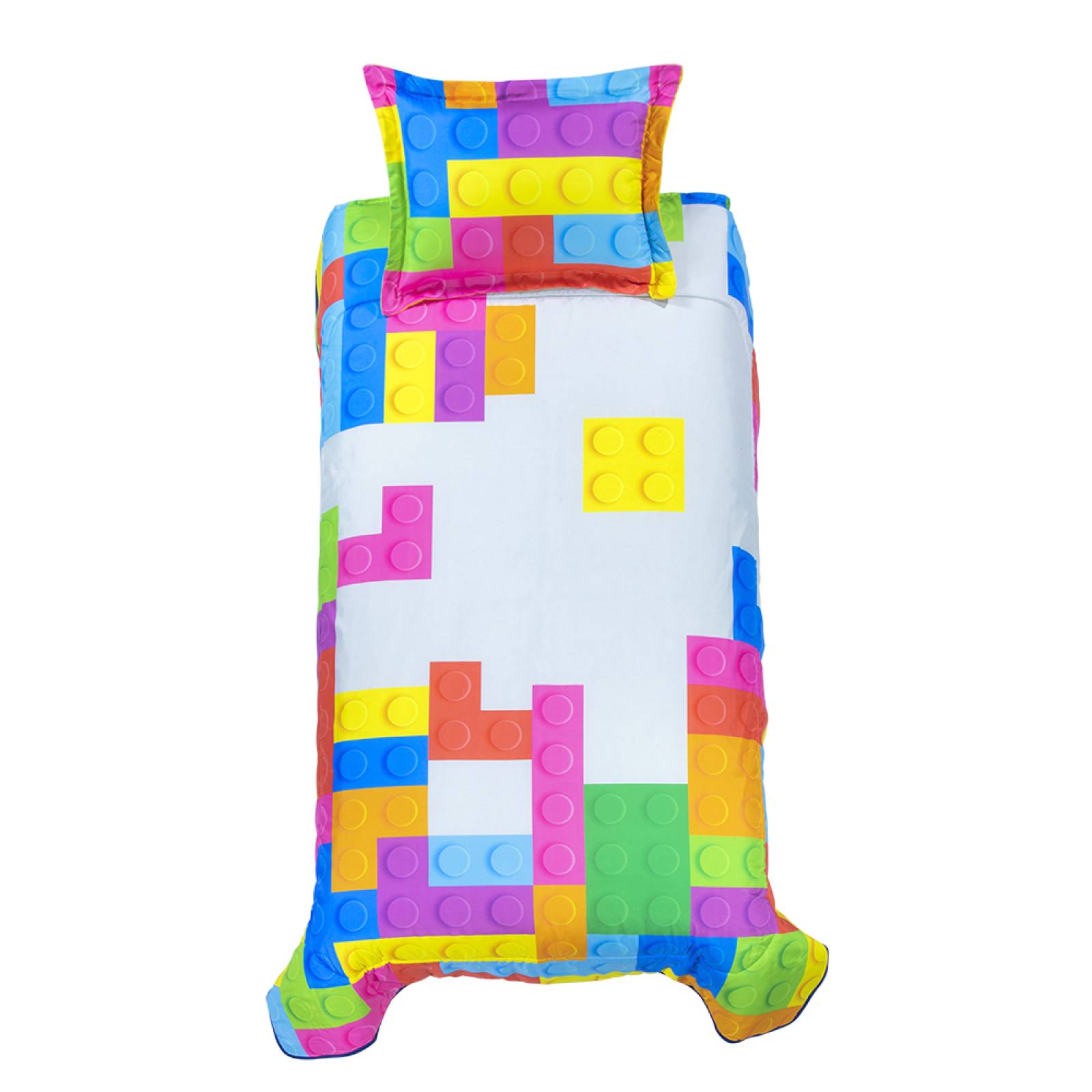 Edredón Individual Infantil C/Fundas Tetrix Microfibra Concord