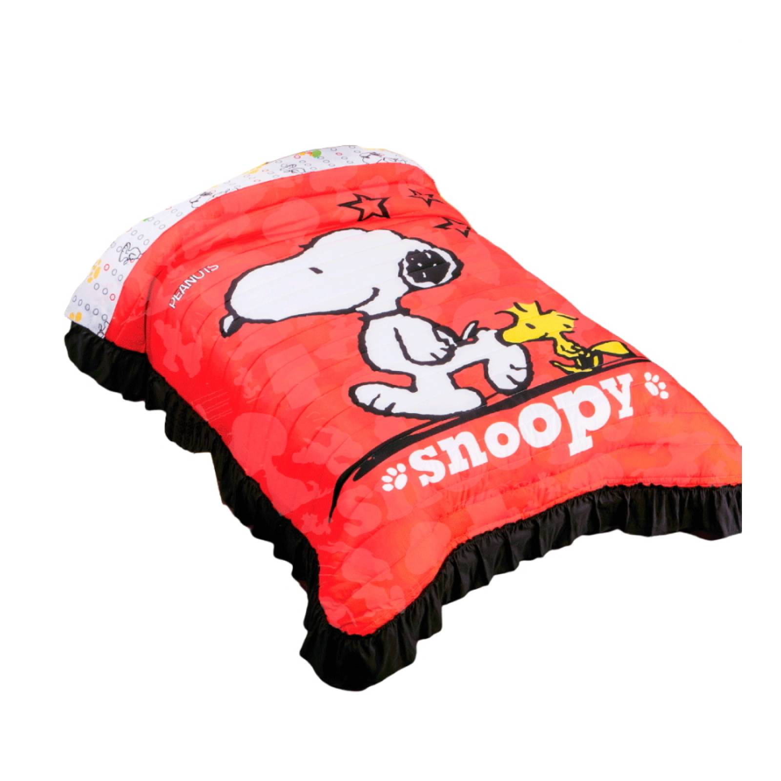 Colcha Fundas Snoopy Individual Microfibra Concord
