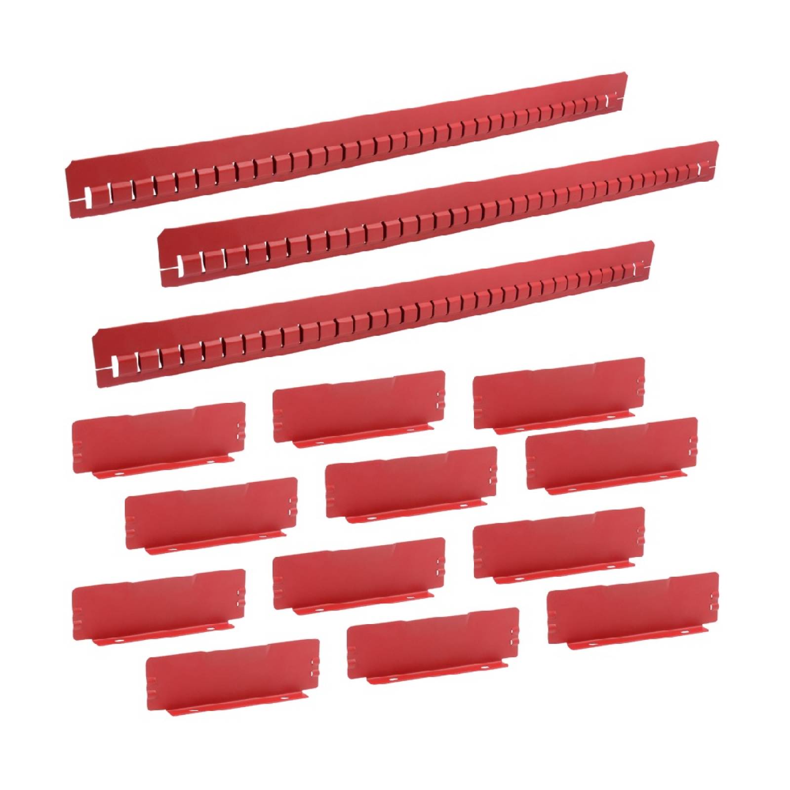 Juego Separadores Gaveta 15Pza 10Pulg Gabinete Serie X Urrea
