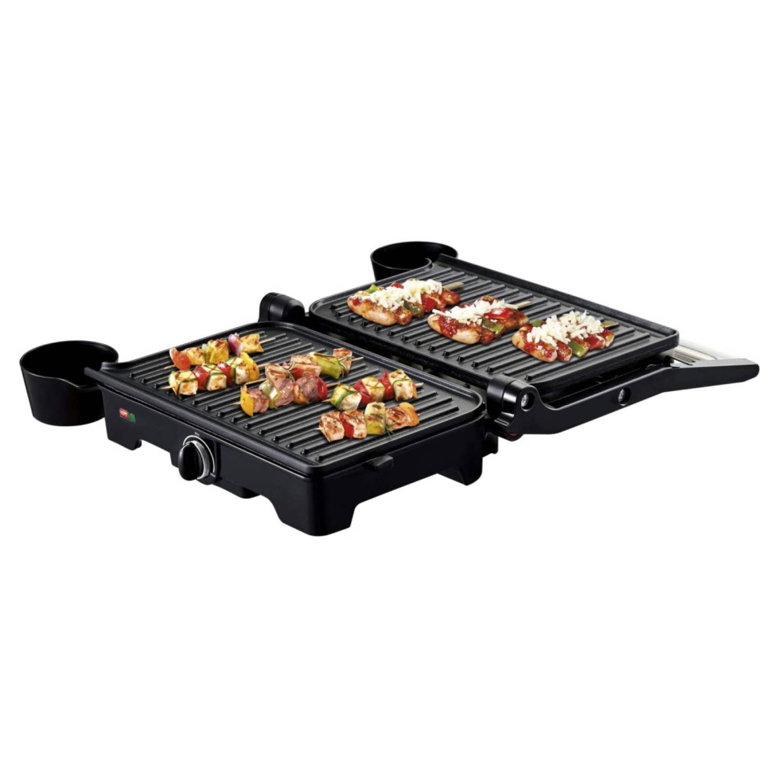 Parrilla Electrica Panini Doble Placa SW332DMX T-Fal