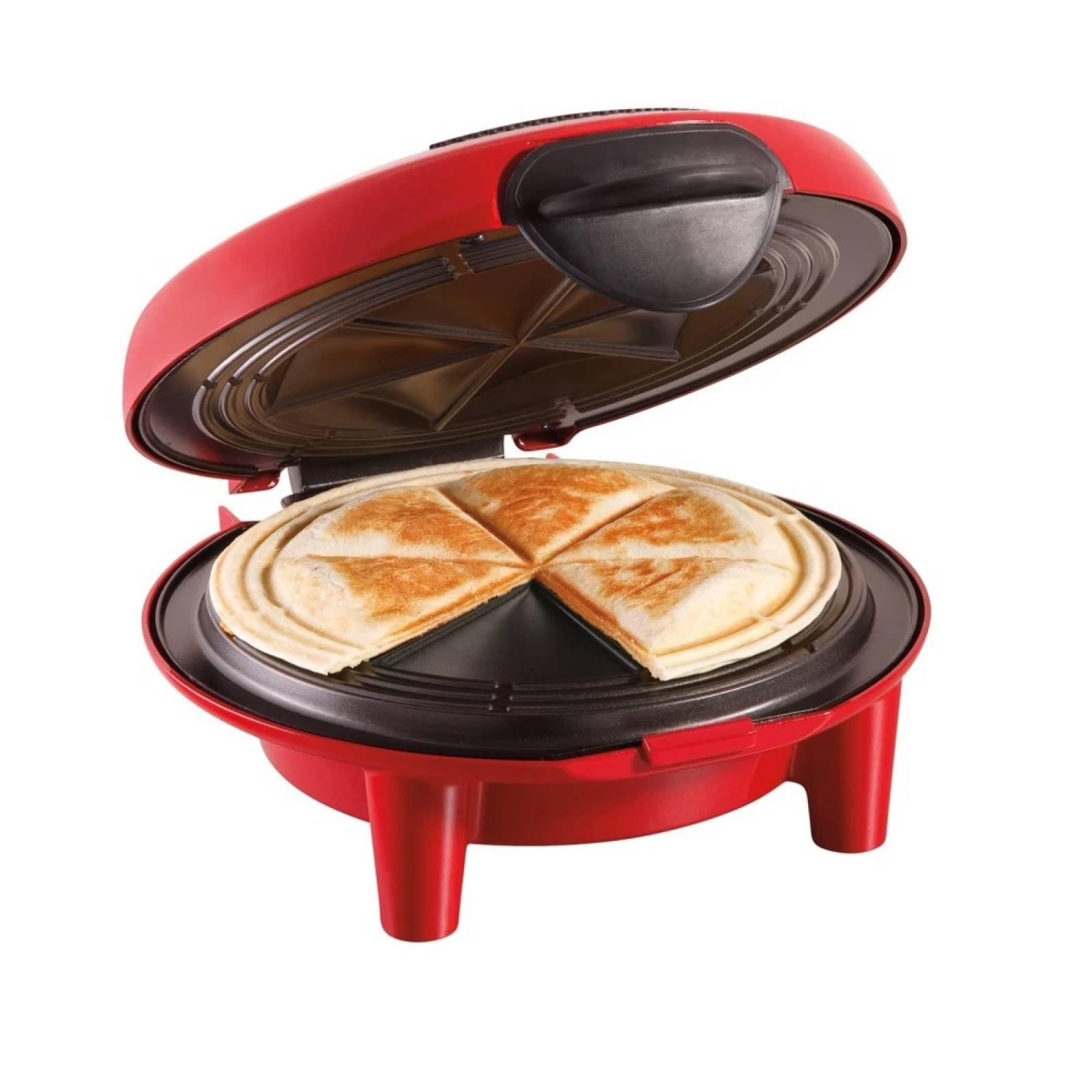 Quesadillera Eléctrica 6 Gofres Rojo 25409 Hamilton Beach.