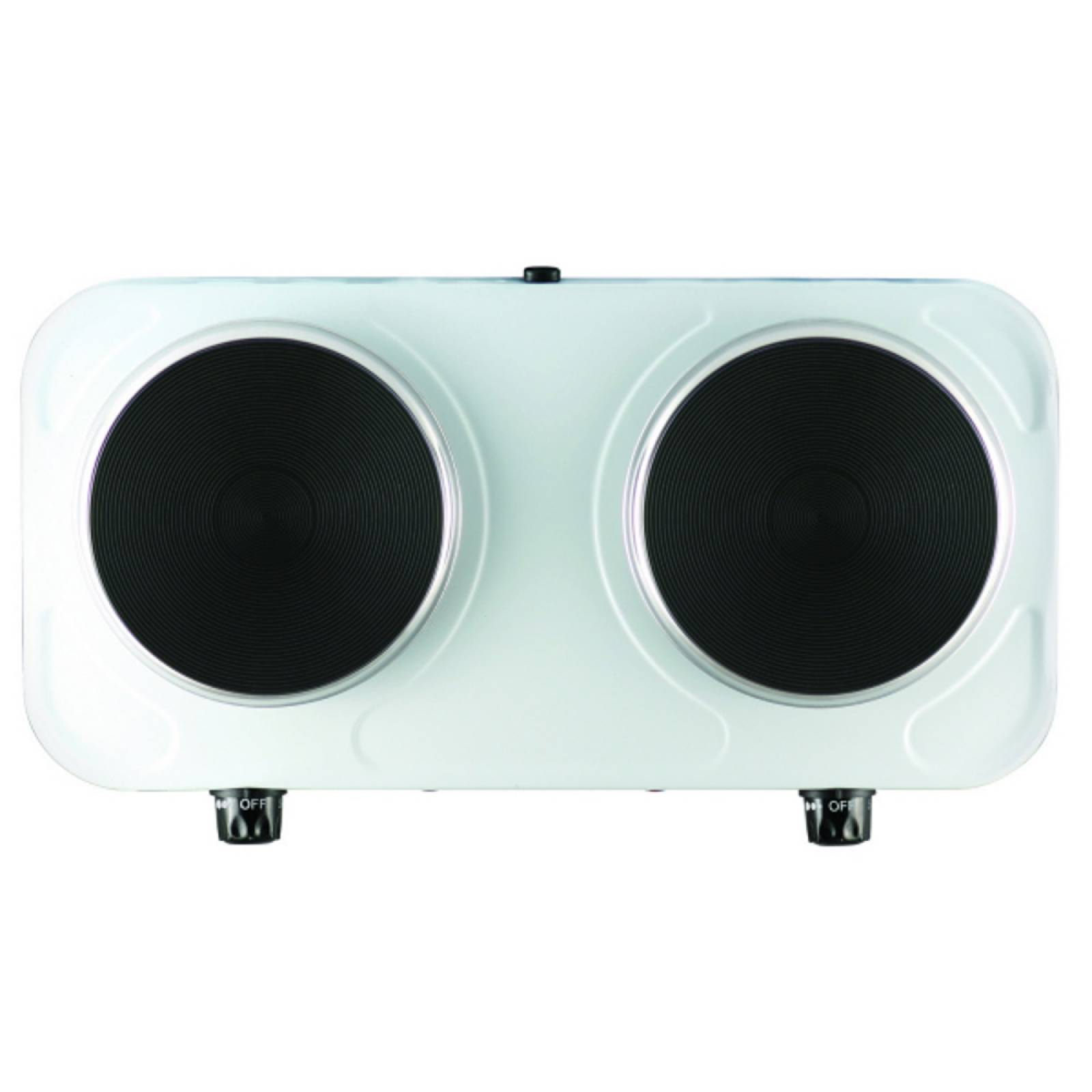 Parrilla Eléctrica 2 Quemadores Blanco Ares-Duo Taurus