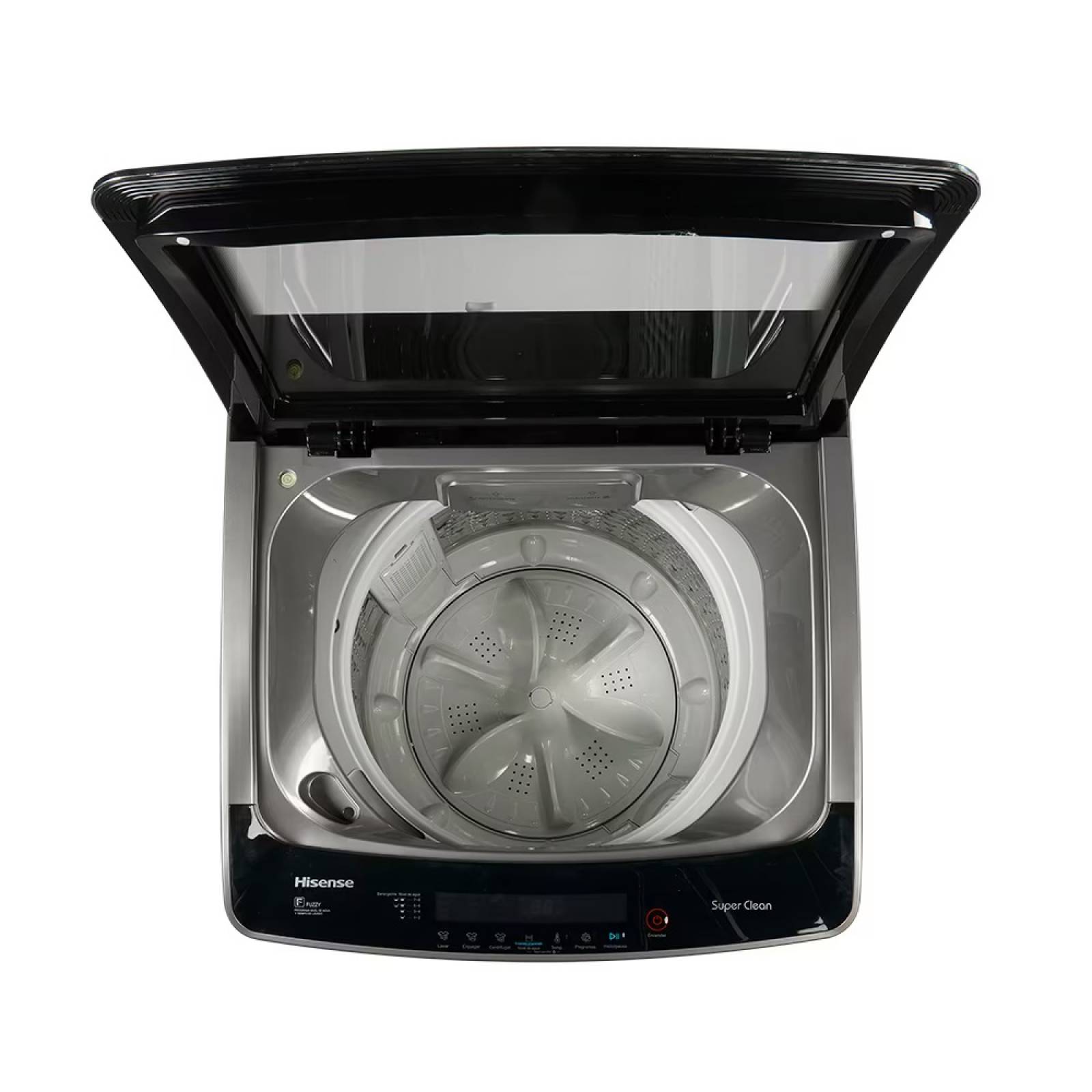 Lavadora Automatica 23 Kg Smart Fuzzy Gris WTY2302T Hisense.