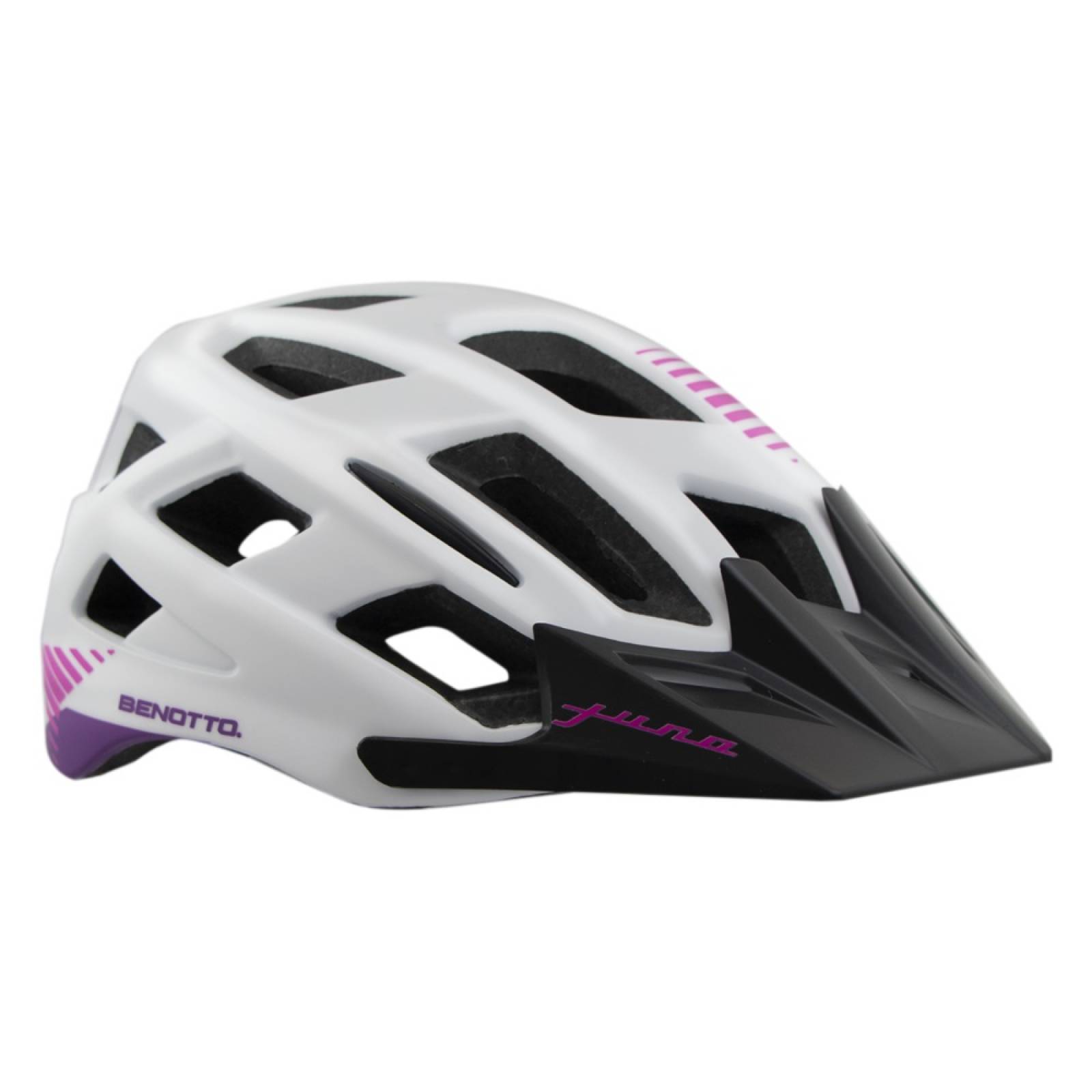 Casco Urbano Hb3-2 Juno Blanco/Morado Luz Talla M Benotto
