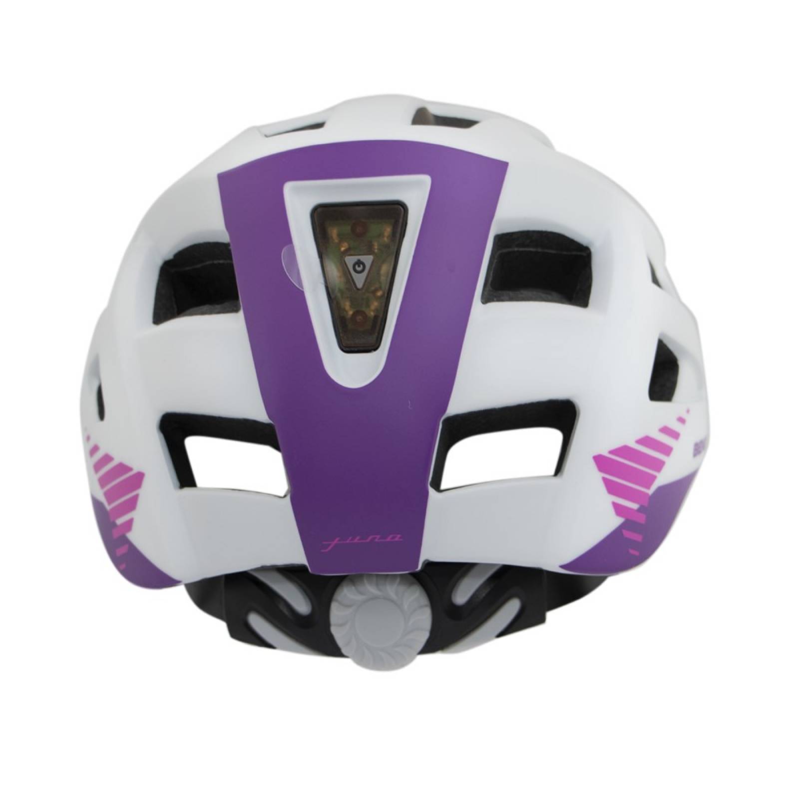 Casco Urbano Hb3-2 Juno Blanco/Morado Luz Talla M Benotto