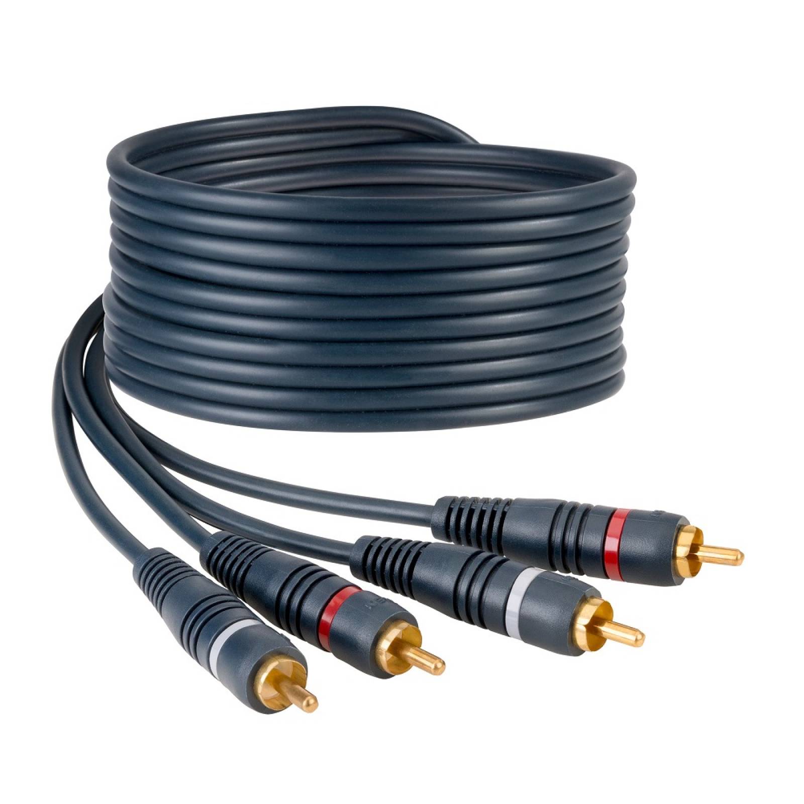 Cable 2 Plug Rca A 2 Plug Rca De 7.2m Reforzado Steren