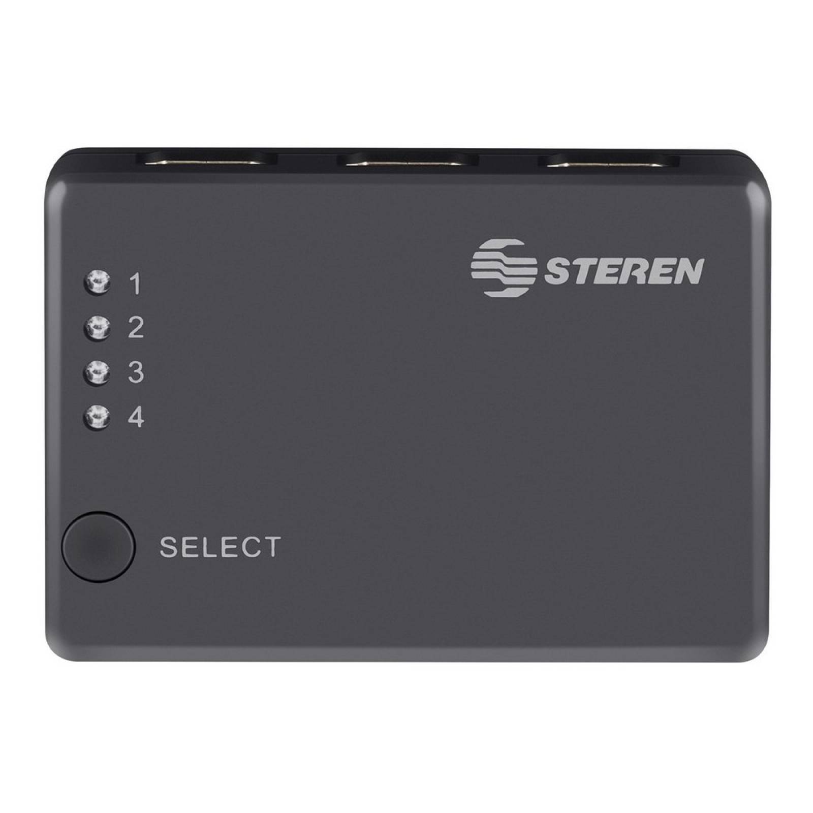 Selector Hdmi De 4 Entradas Con Control Remoto Steren