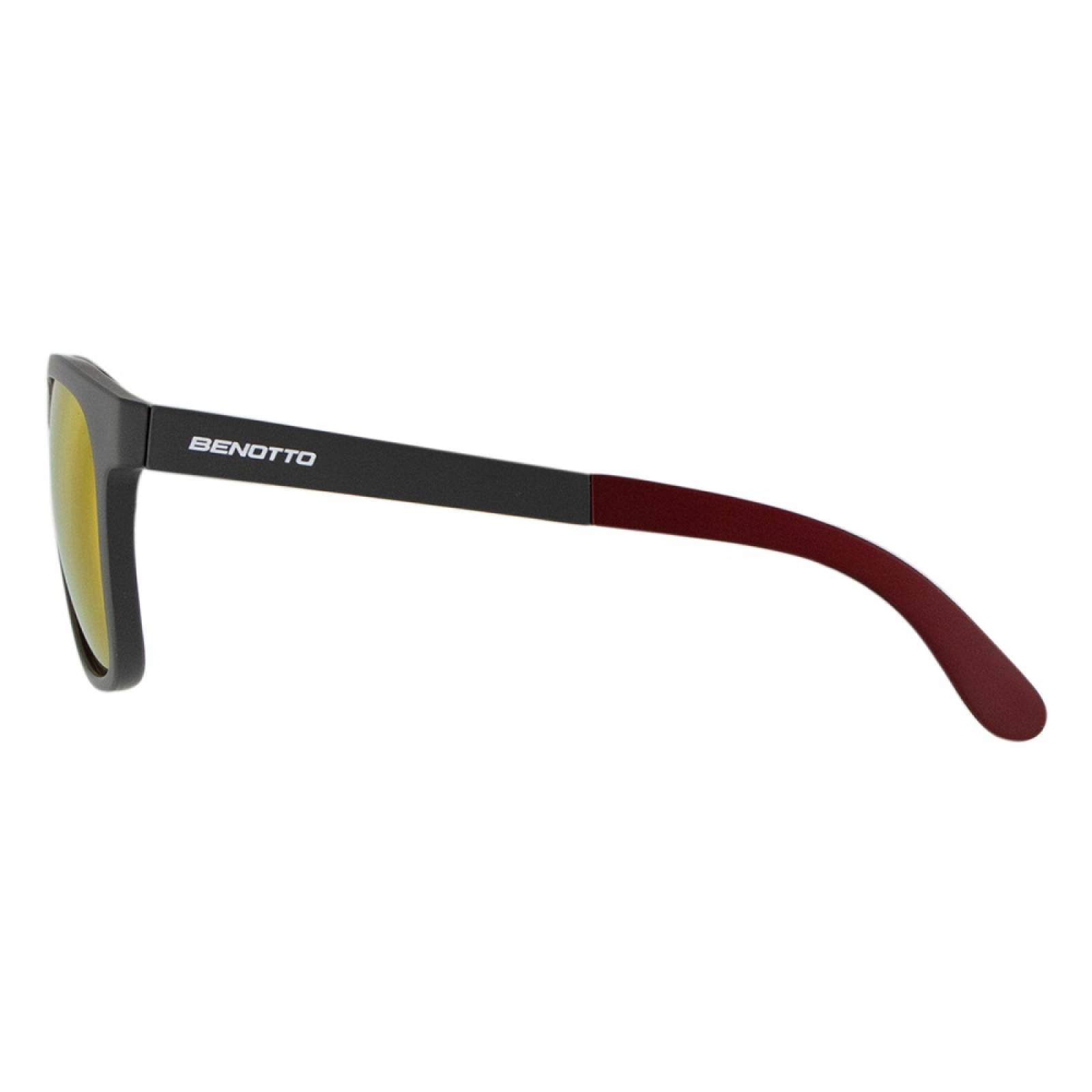 Lentes Negro/Rojo Mica Rojo Protección Anti UV Benotto